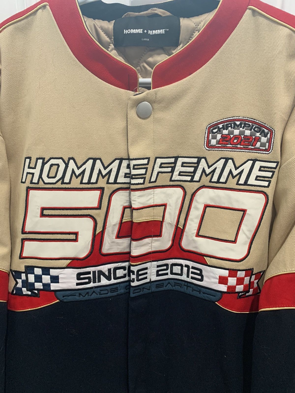 Homme + Femme La Homme Femme Racer Jacket Size US L / EU 52-54 / 3 - 2 Thumbnail