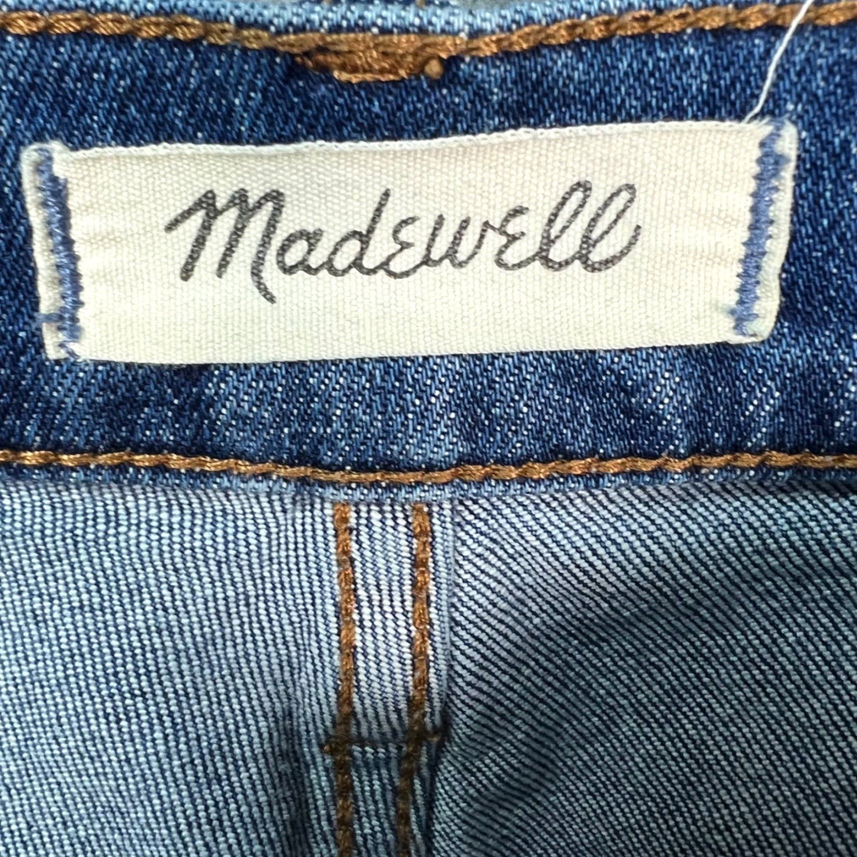 Madewell Madewell Jeans Womens 26 Crop Medium Wash Vintage High Rise 5-Pocket Denim Cotton Blend Blue Size 26" / US 2 / IT 38 - 3 Thumbnail