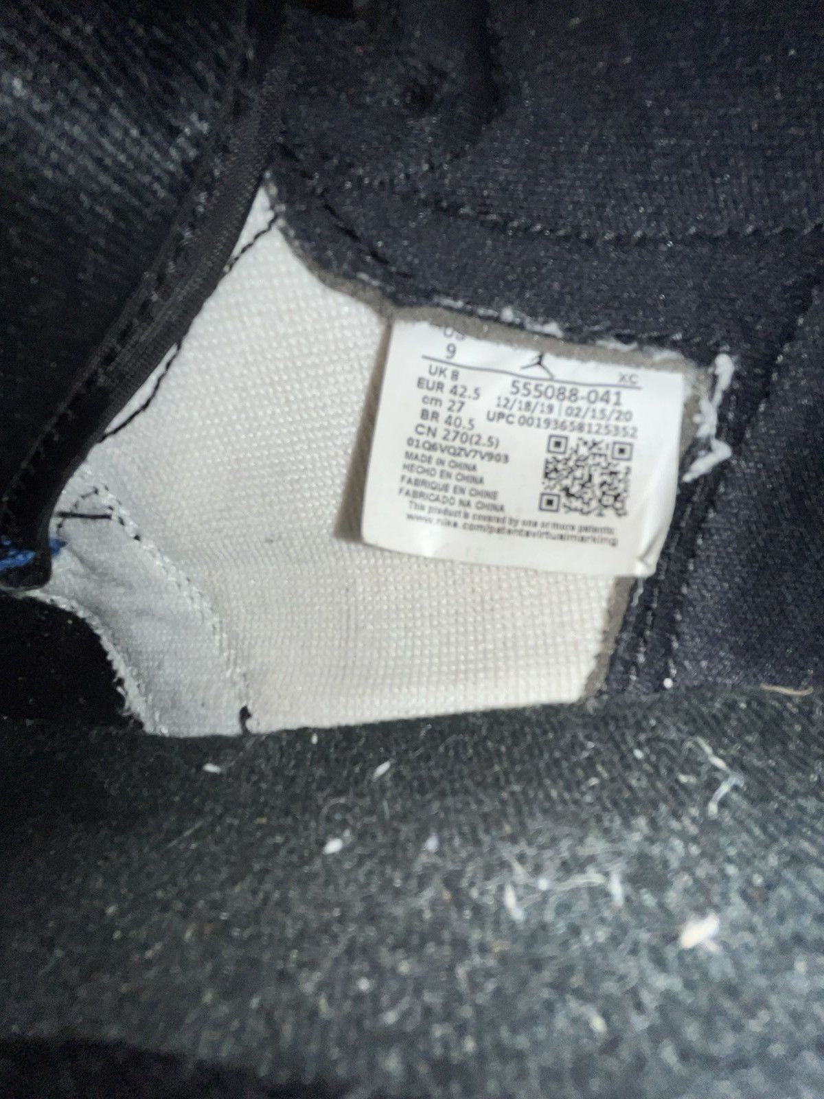 Air Jordan Retro High OG 'Royal Toe' 2020