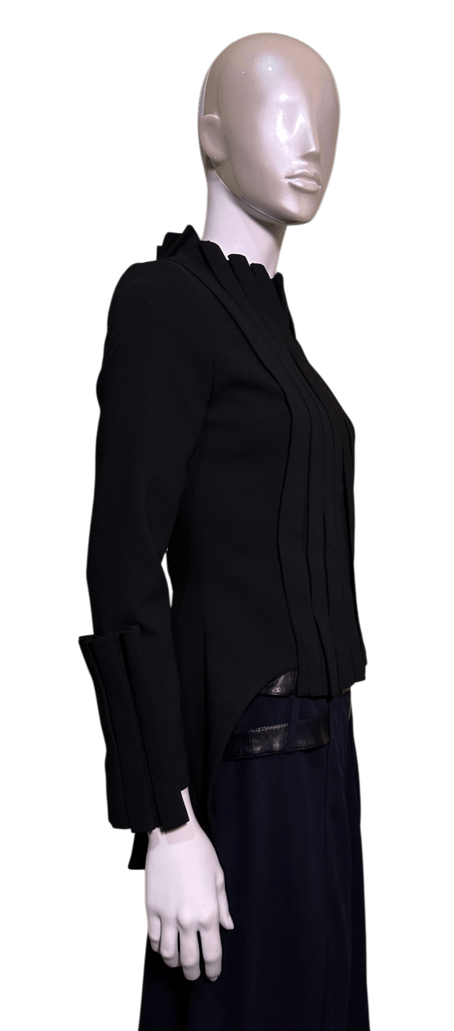 ANNE FONTAINE Secret Tuxedo Jacket in Black Size S / US 4 / IT 40 - 7 Thumbnail