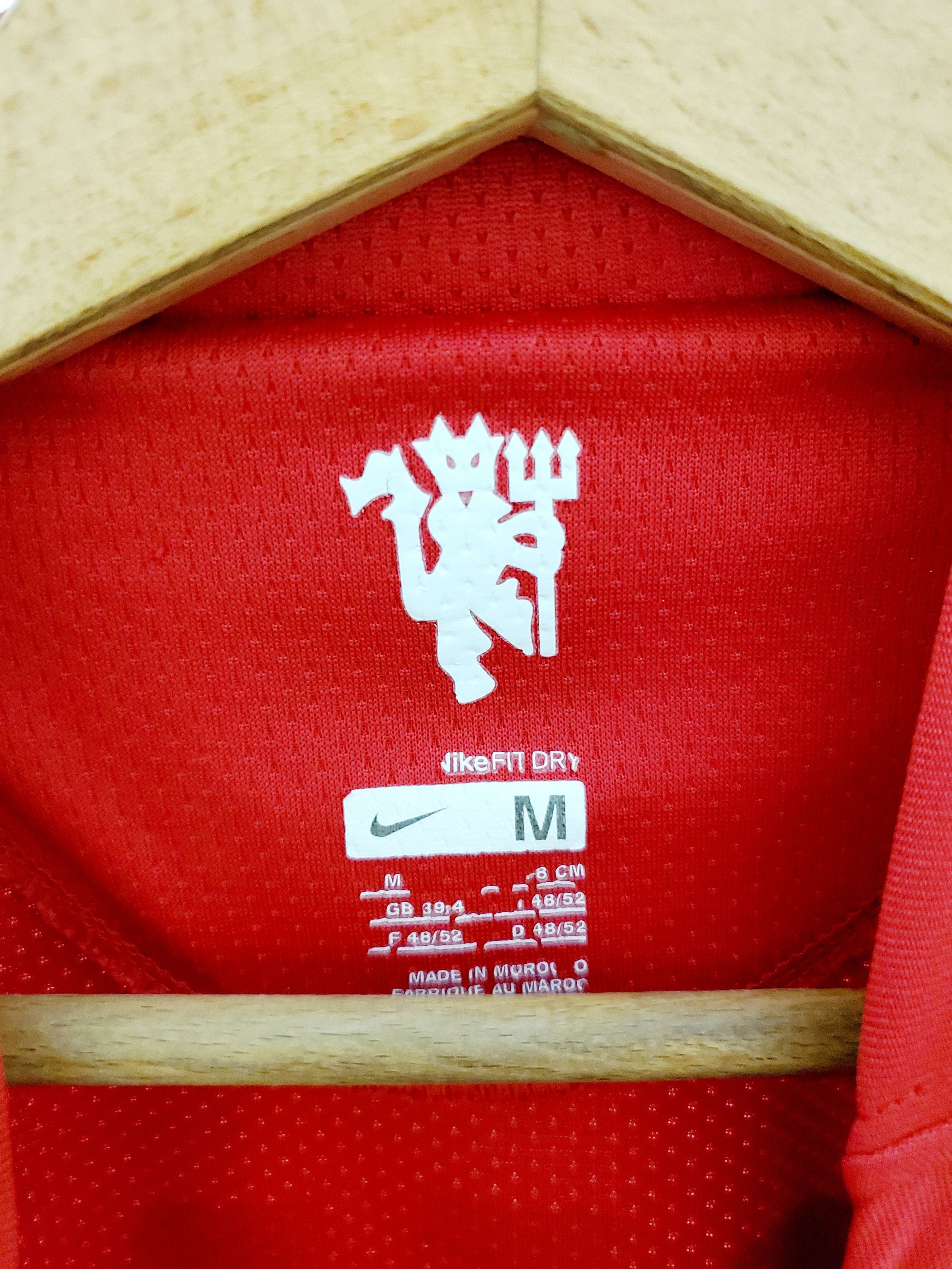 Nike Manchester United 2007-09 Home Shirt #8 Anderson M Size US M / EU 48-50 / 2 - 5 Thumbnail