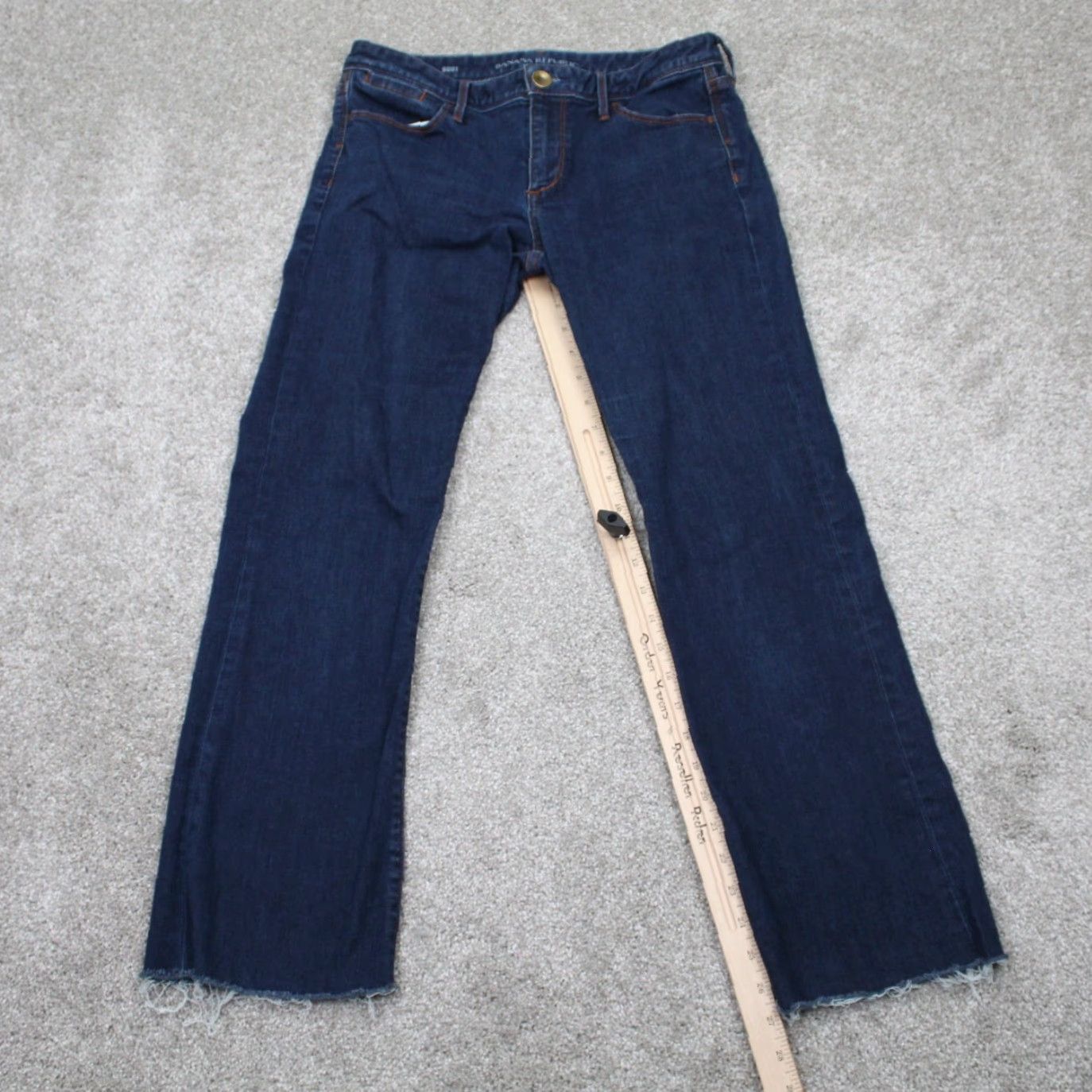 Banana Republic Banana Republic Jeans Womens 28 Blue Boot Cut Denim Bootcut Inseam 27 in Stretch 5-Pocket Design Regular Size 28" / US 6 / IT 42 - 3 Thumbnail