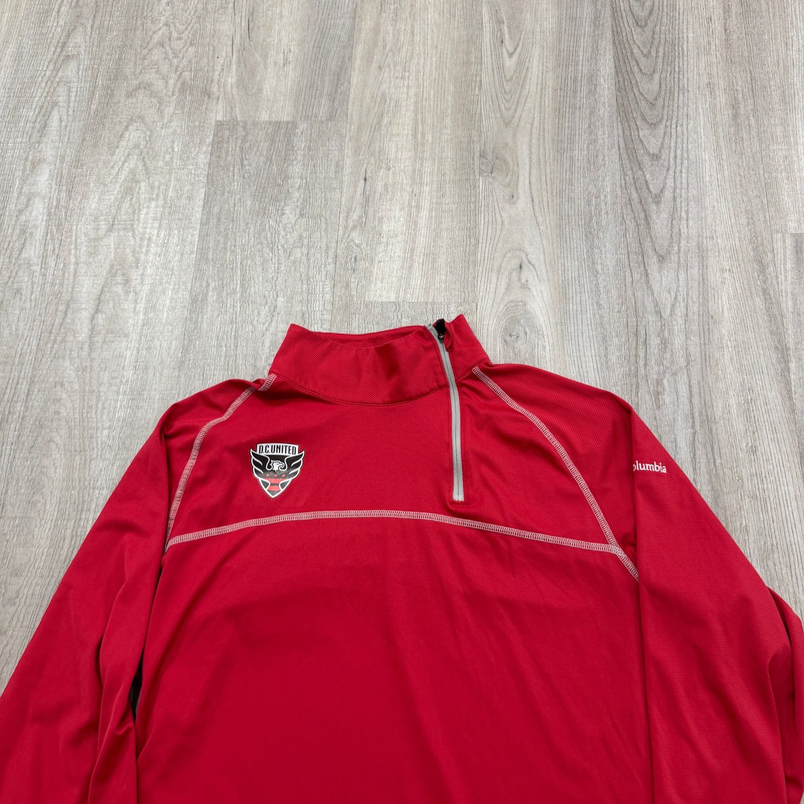 Columbia Columbia Omni-Wick Classic Golf DC United Pullover Large Size L / US 10 / IT 46 - 2 Thumbnail