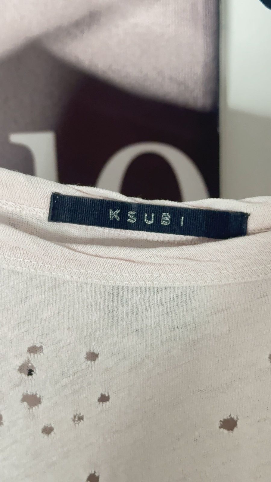 Ksubi ✅ Ksubi Vintage Stay Human White Distressed T-Shirt Size US M / EU 48-50 / 2 - 11 Thumbnail