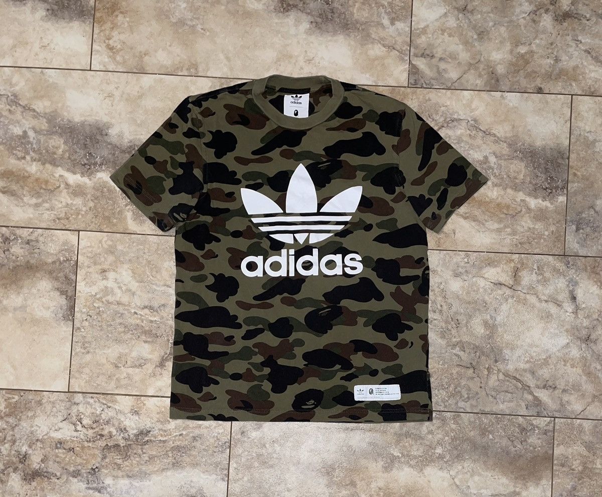 Adidas x bape tee best sale