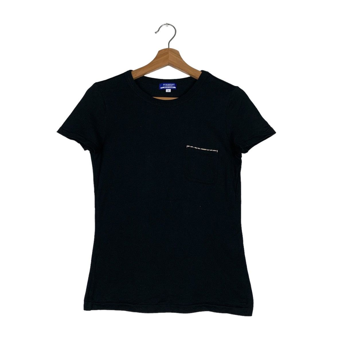 Burberry BURBERRY LONDON BLUE LABEL SINGLE POCKET TEES #0211-C10 Size S / US 4 / IT 40 - 1 Thumbnail