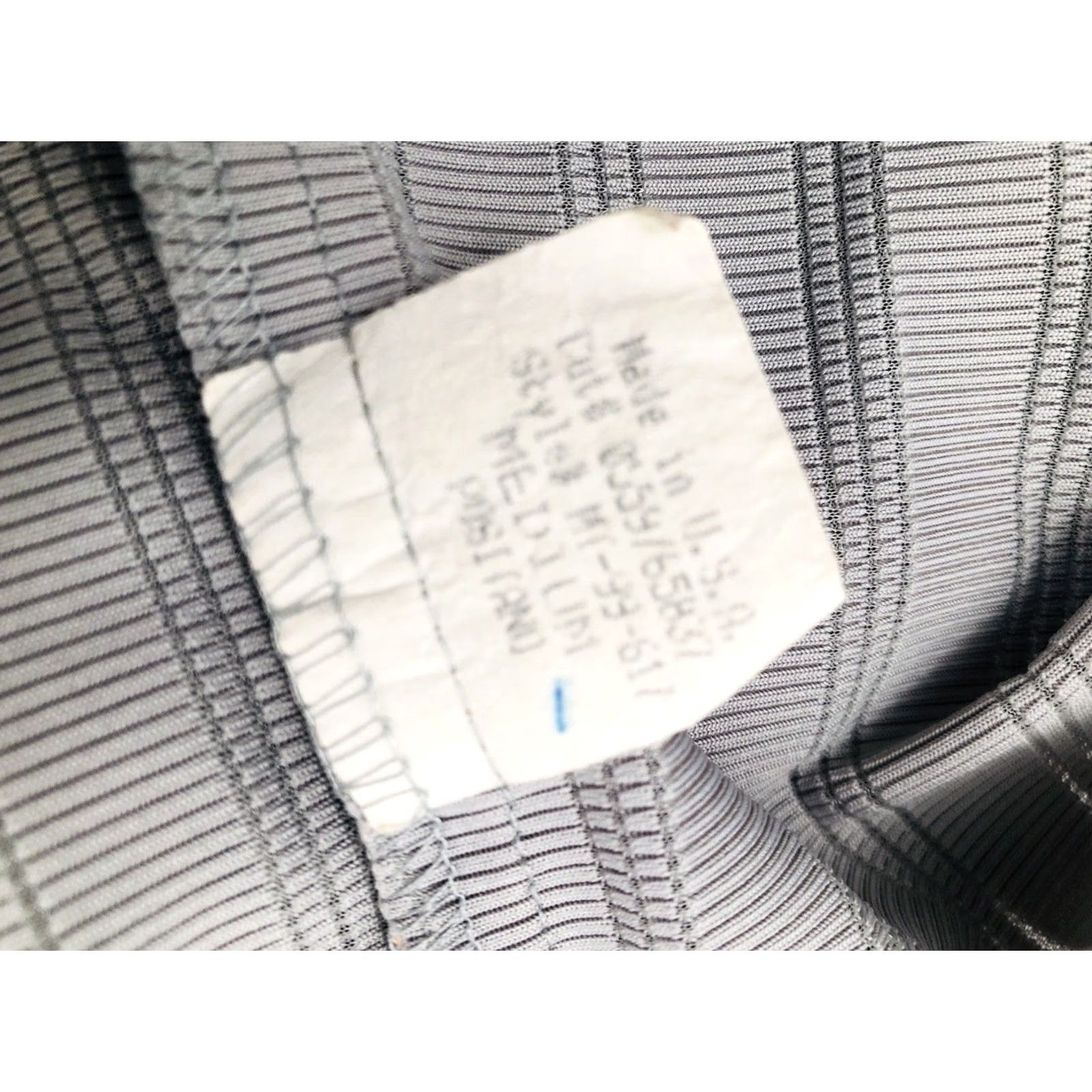 Vintage POSITANO USA Vintage Mens Shirt - Button-Up Short Sleeve Gray / Silver M Size US M / EU 48-50 / 2 - 5 Thumbnail