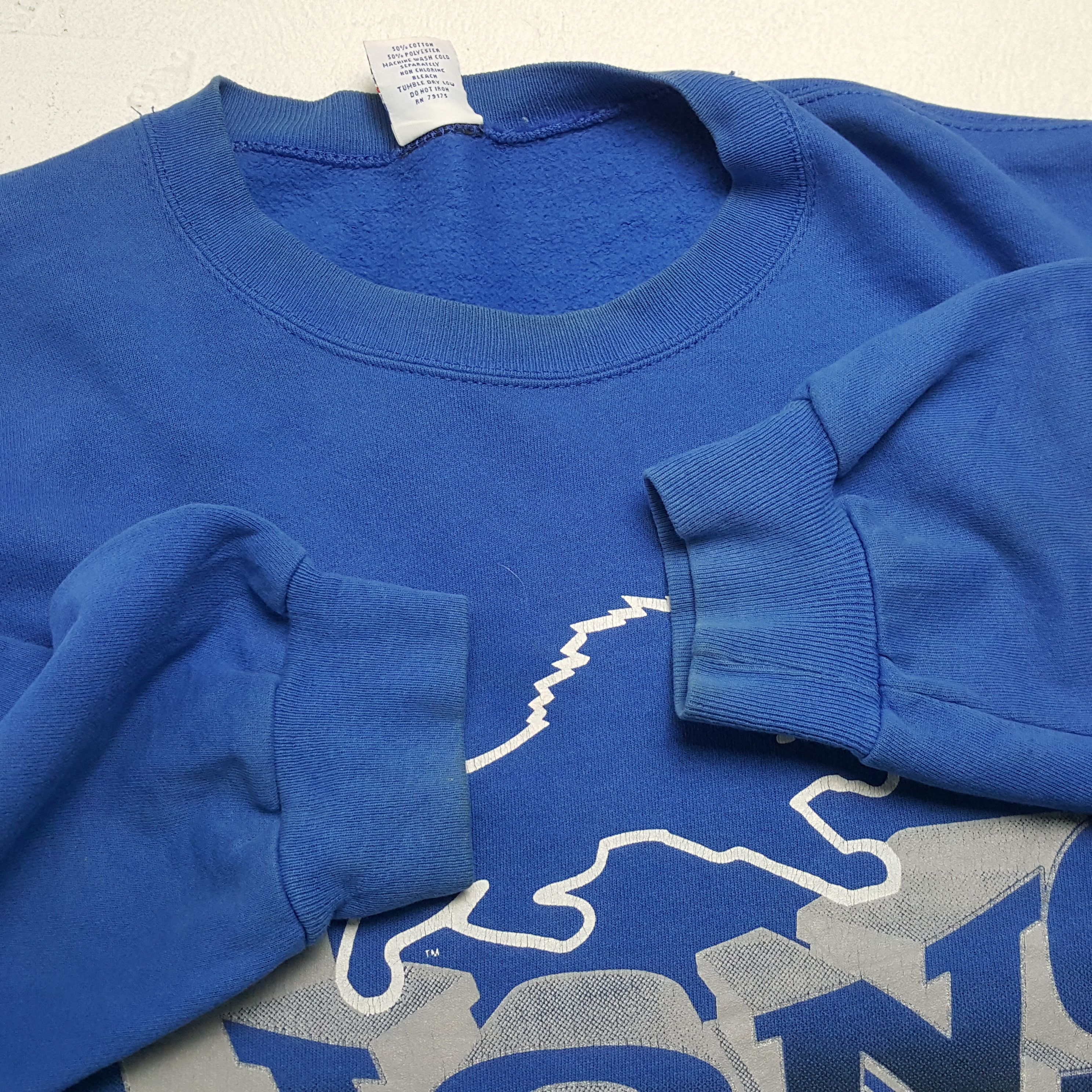 NFL × Vintage Vintage 90's DETROIT LIONS American Football NFL Sweatshirt Size US XL / EU 56 / 4 - 8 Thumbnail