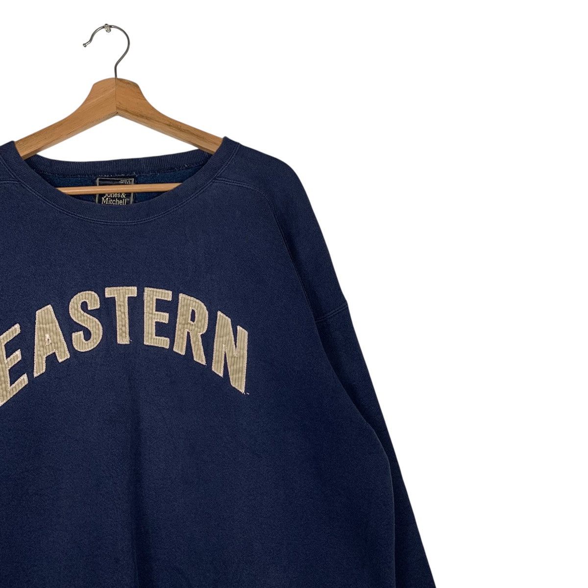 Vintage JONES & MITCHELL Eastern Big Logo Sweatshirt #1475-C66 Size US XL / EU 56 / 4 - 5 Thumbnail