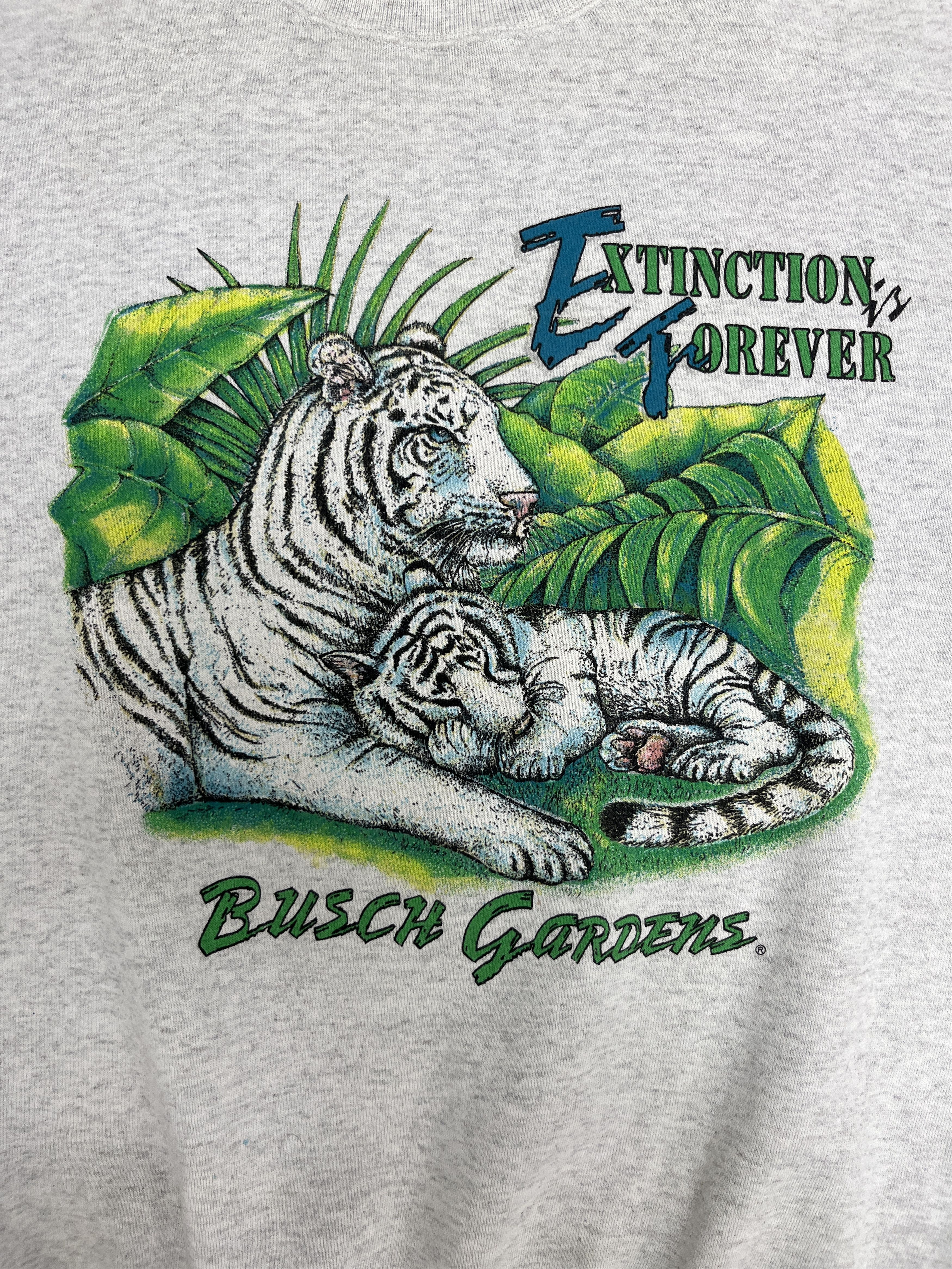 Vintage Busch Gardens Extinction Is Forever Vintage Crewneck Size US L / EU 52-54 / 3 - 2 Thumbnail
