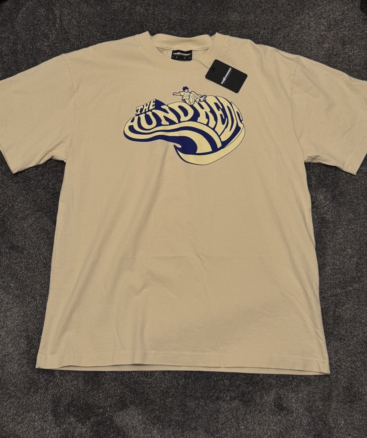 The Hundreds The Hundreds Graphic T-Shirt - Cream/Beige - Size L Size US L / EU 52-54 / 3 - 1 Thumbnail