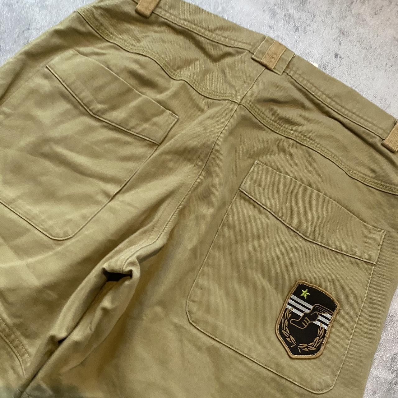 Adidas Tan Adidas cargo Casual Vintage y2k Baggy army utility Size US 28 / EU 44 - 4 Thumbnail