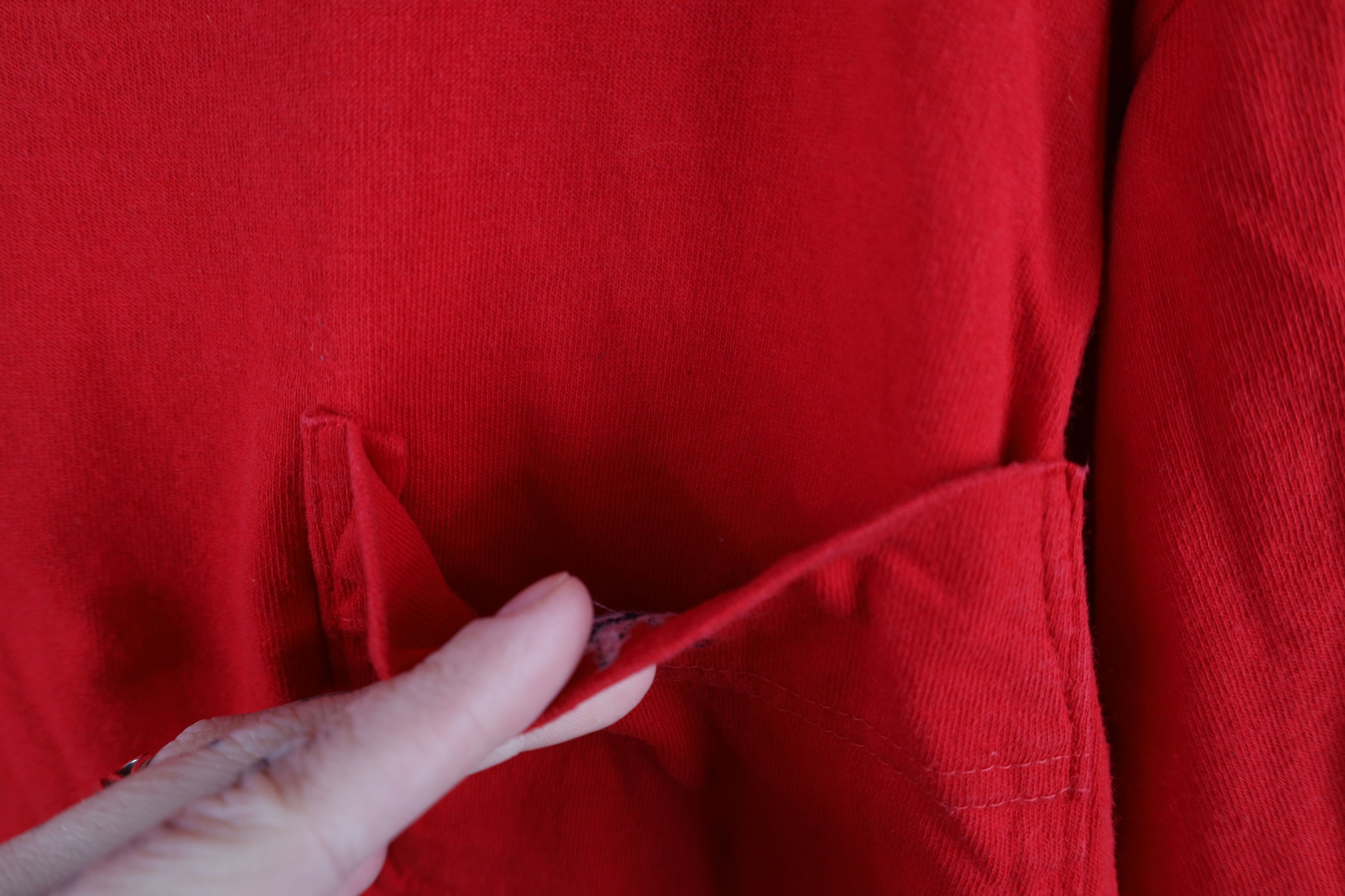 Nautica × Vintage Vintage 90s Nautica Baggy Fit Cotton T-Shirt Red USA Size US L / EU 52-54 / 3 - 5 Thumbnail