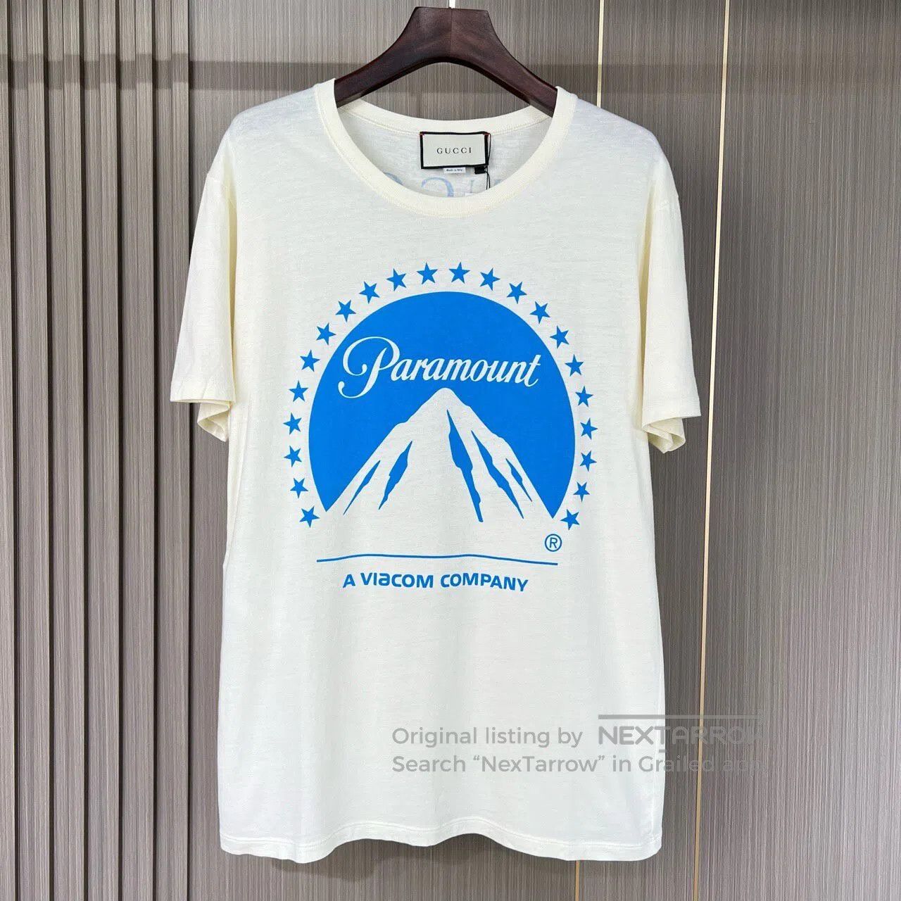Gucci Guicci Snow Mountain Print Letter Short Sleeve T-Shirt| Size M / US 6-8 / IT 42-44 - 1 Thumbnail