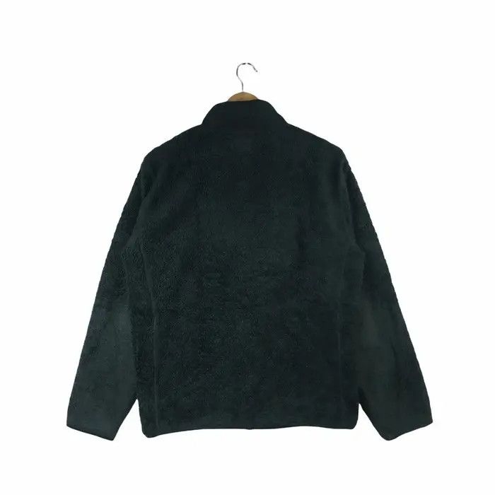 Uniqlo Vtg UNIQLO BULKY FLEECE Green Sherpa Jacket Sweater Outdoor Size XL / US 12-14 / IT 48-50 - 3 Thumbnail