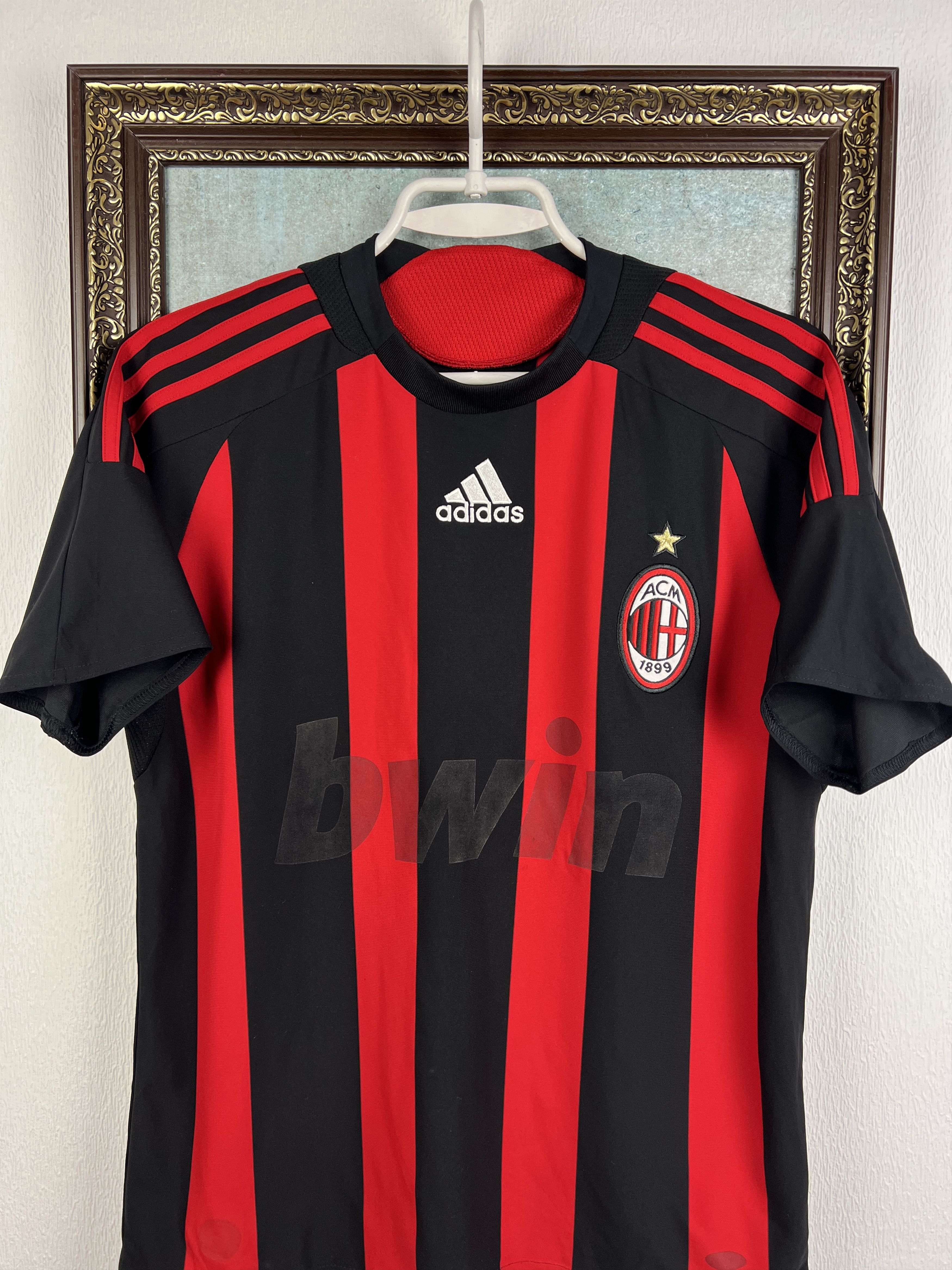 Adidas AC Milan football shirt Soccer Maglia Jersey Size Boys L Size US XXS / EU 40 - 2 Thumbnail