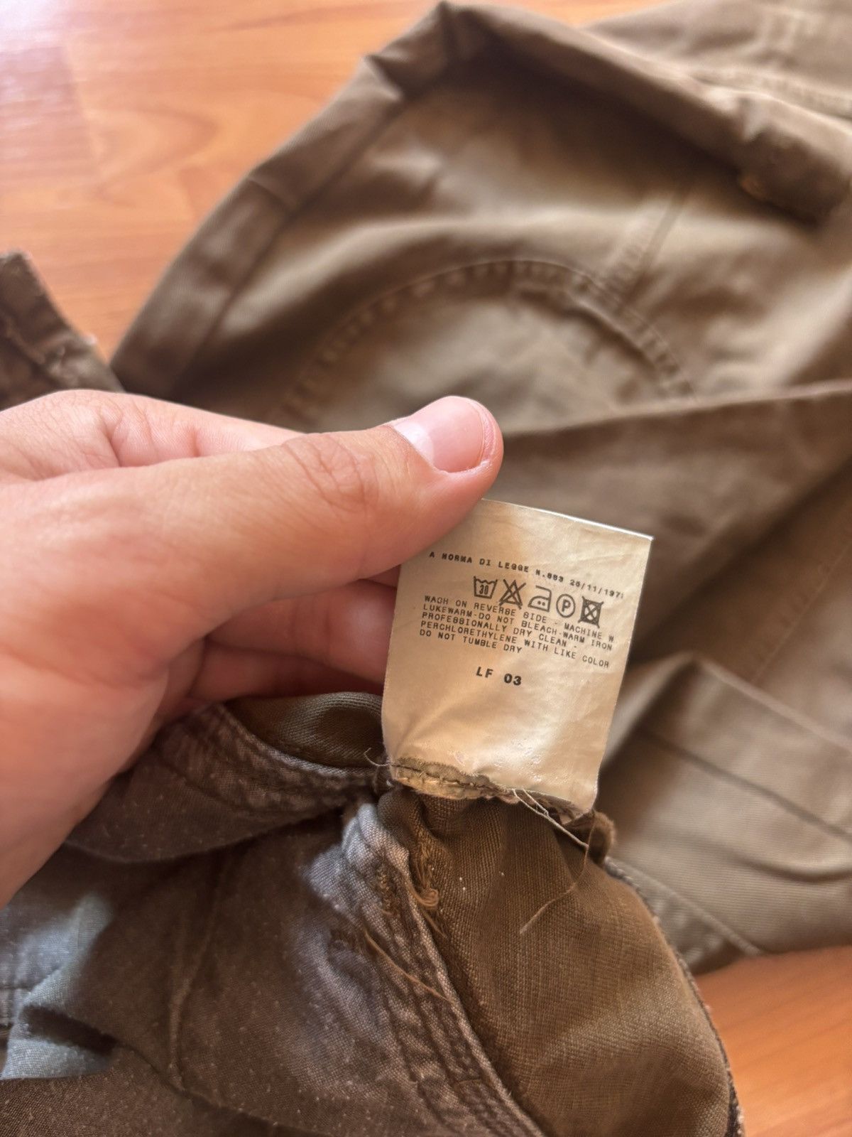 Vintage SS2003 Dolce & Gabbana Archival Military Cargo Pants Vintage Size US 29 - 10 Thumbnail