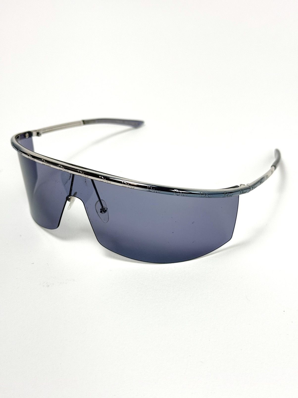 Dior VINTAGE DIOR MONOLENS MULTILOGO SUNGLASSES Size ONE SIZE - 1 Thumbnail