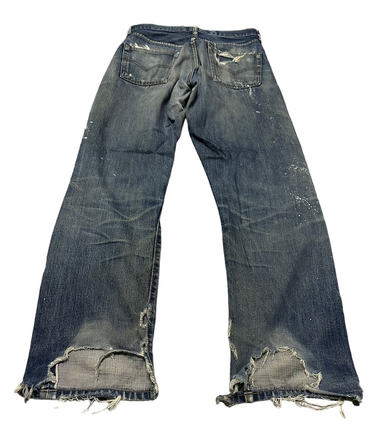 Levi's Vintage 90s Levi’s 501 bigE top button J09 rusty wash jeans Size US 32 / EU 48 - 10 Thumbnail