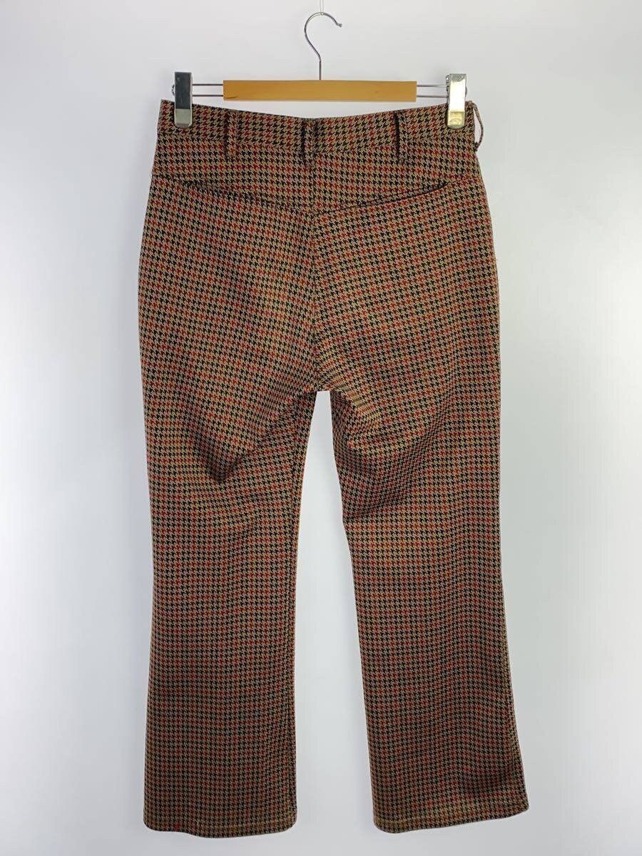 Needles Needles Polyester Track Pants Brown Houndstooth Size US 30 / EU 46 - 2 Thumbnail