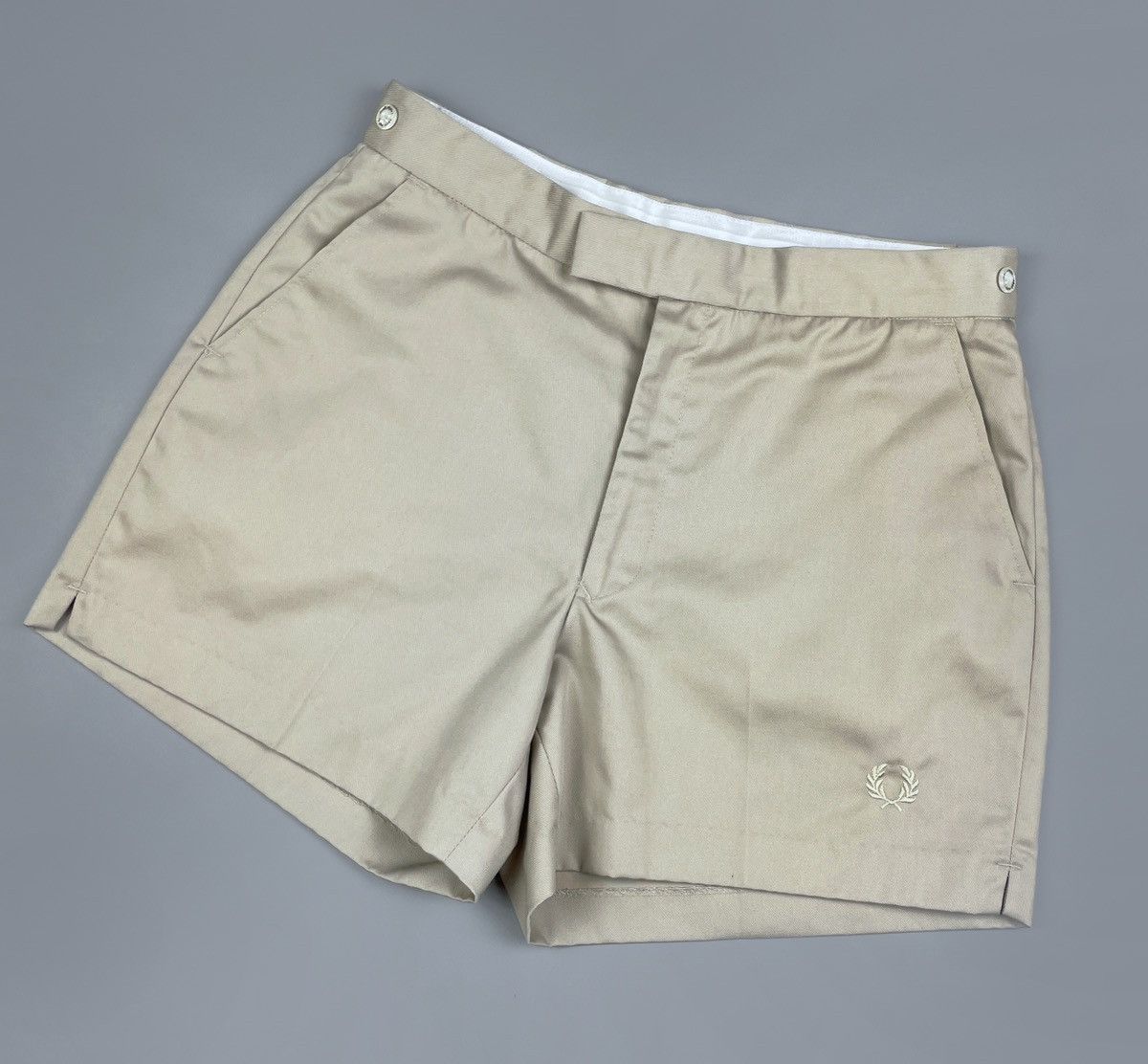 Fred Perry Vintage 70's FRED PERRY Beige Tennis Shorts Size 32" W30 Size US 30 / EU 46 - 1 Thumbnail