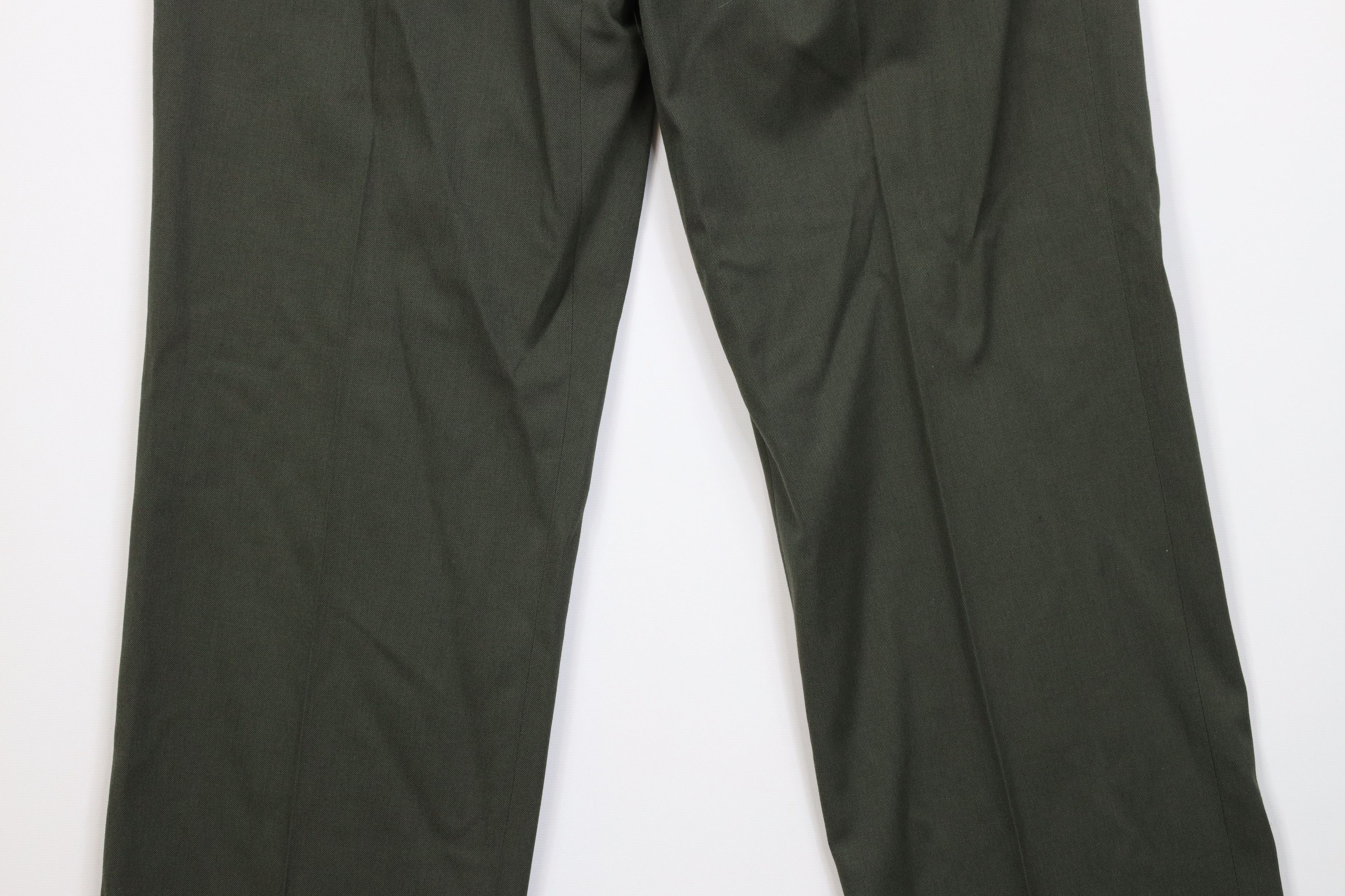 Vintage Deadstock Vintage 30s 40s Rockabilly Gabardine Pants Green Size US 30 / EU 46 - 3 Thumbnail
