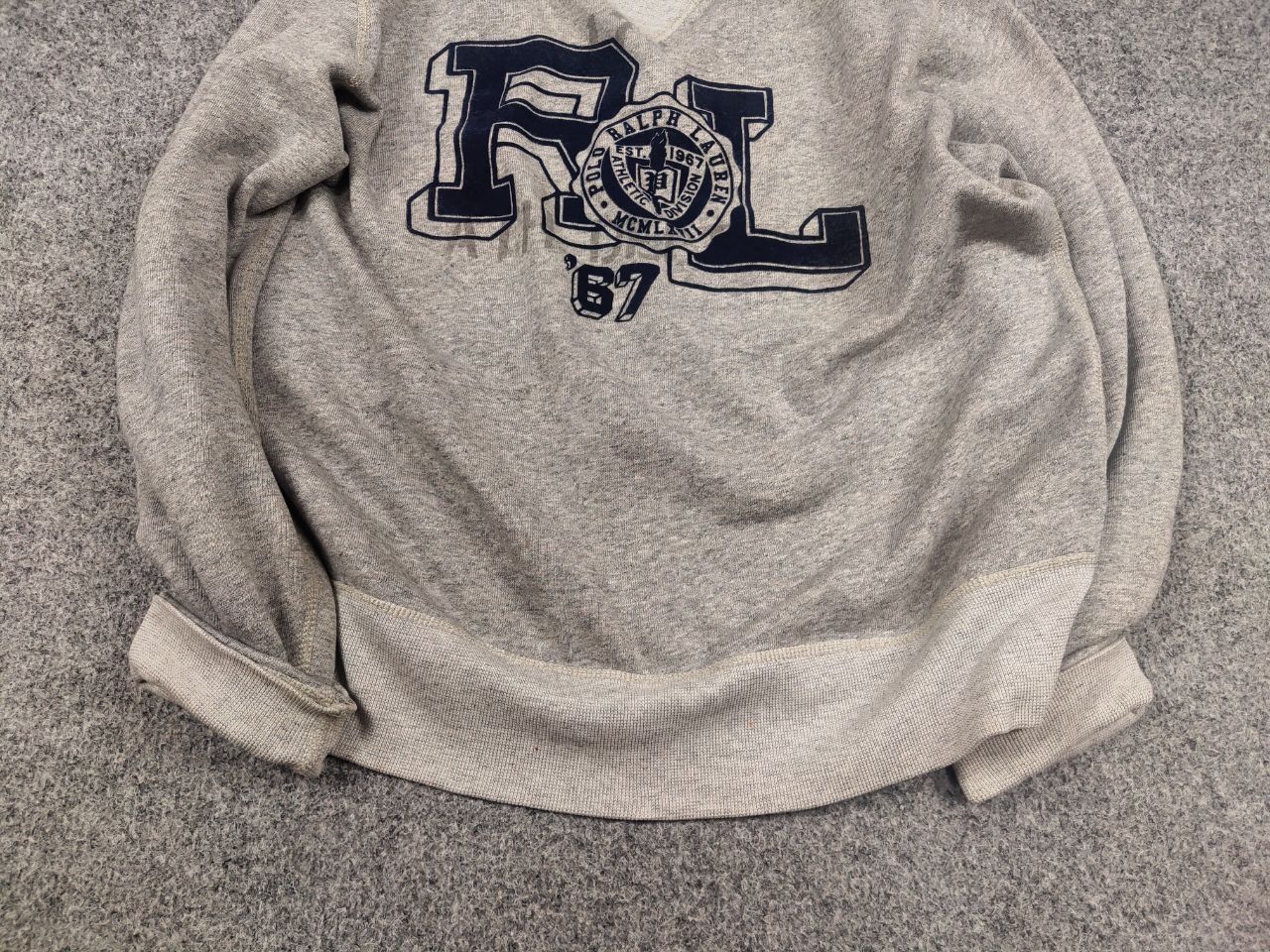 Polo Ralph Lauren Polo Ralph Lauren athletic division Military Sweatshirt Size US L / EU 52-54 / 3 - 5 Thumbnail