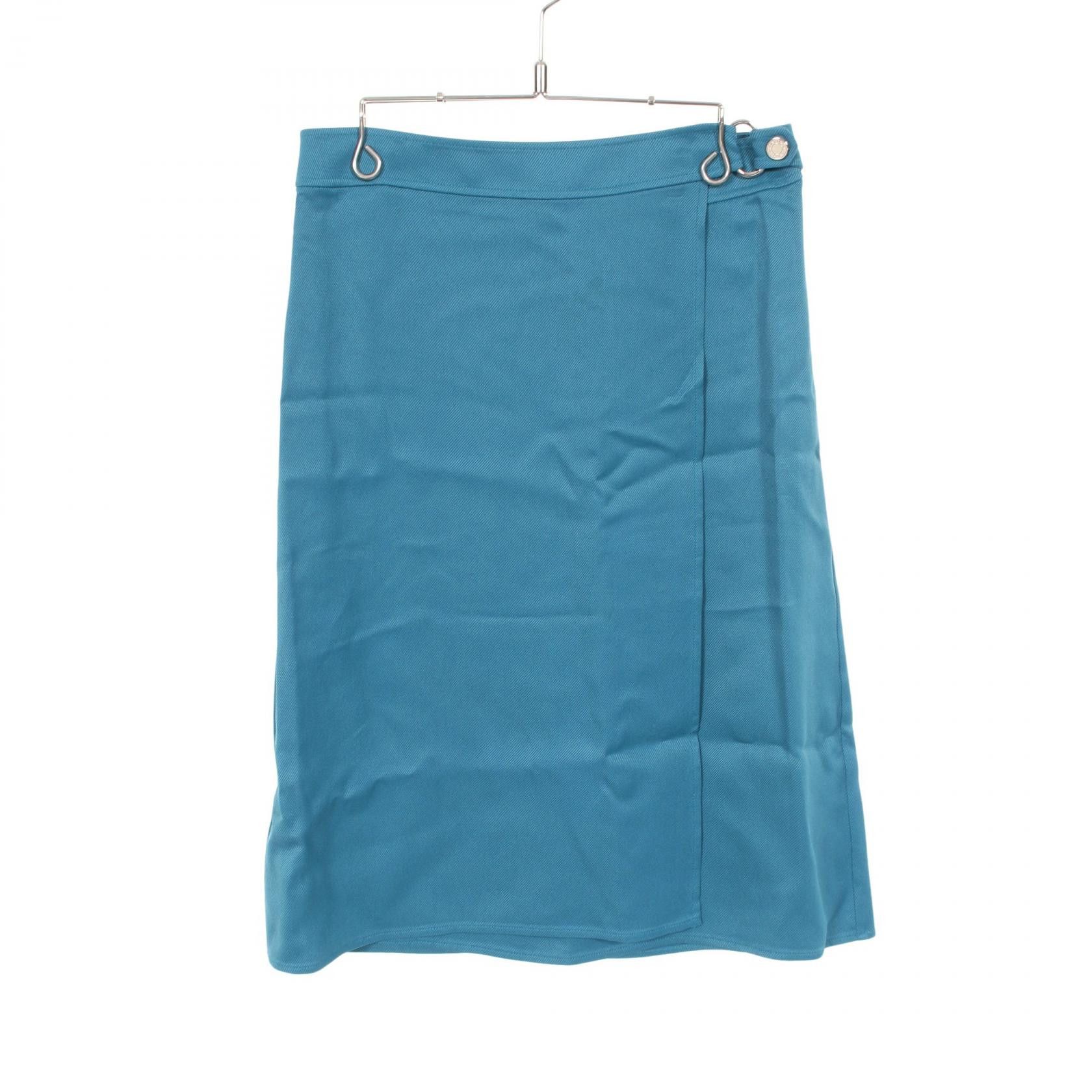 Hermes Hermes Hermes Serie Button Rayon Silk Skirt Textile Skirts DUTY FREE for USA Size ONE SIZE - 1 Thumbnail