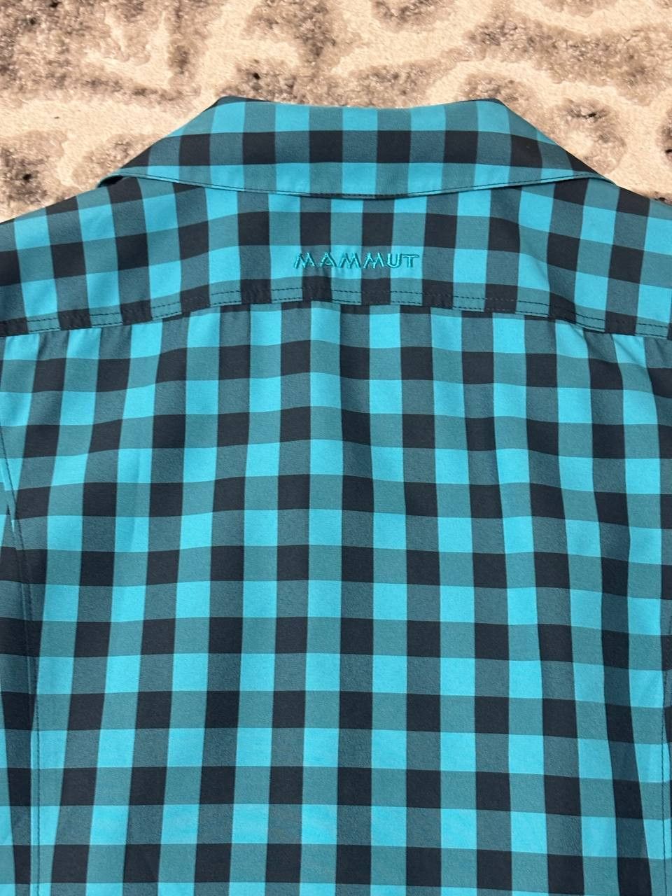 Mammut Mammut Women’s Short Sleeve Check Shirt – Blue/Black – S Size S / US 4 / IT 40 - 8 Thumbnail