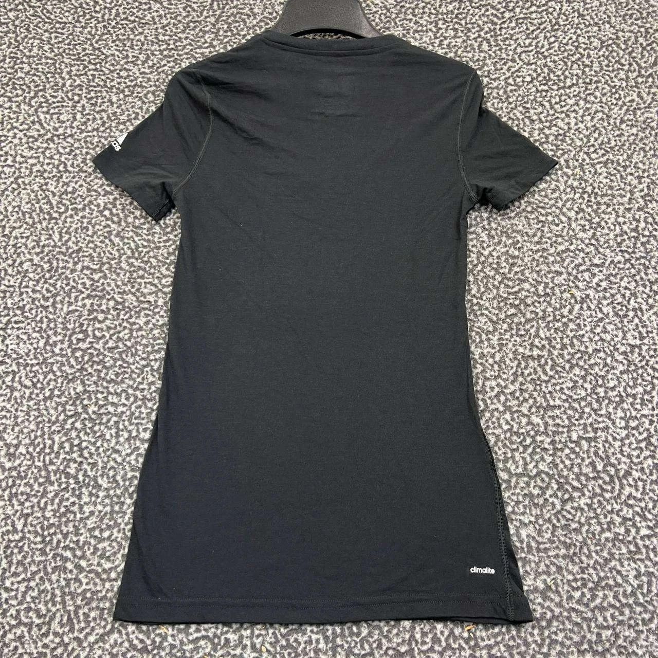 Adidas Portland Trailblazers Shirt Women Short Sleeve V-Neck New S Size S / US 4 / IT 40 - 2 Thumbnail