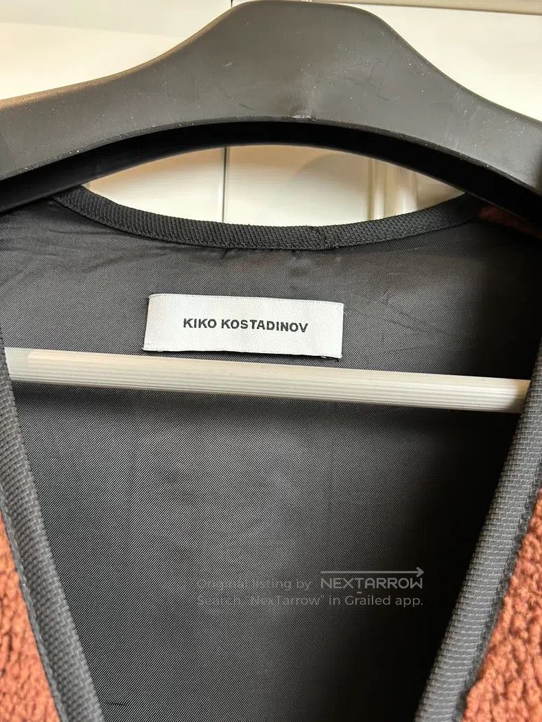 Kiko Kostadinov nash vest waistcoat brown