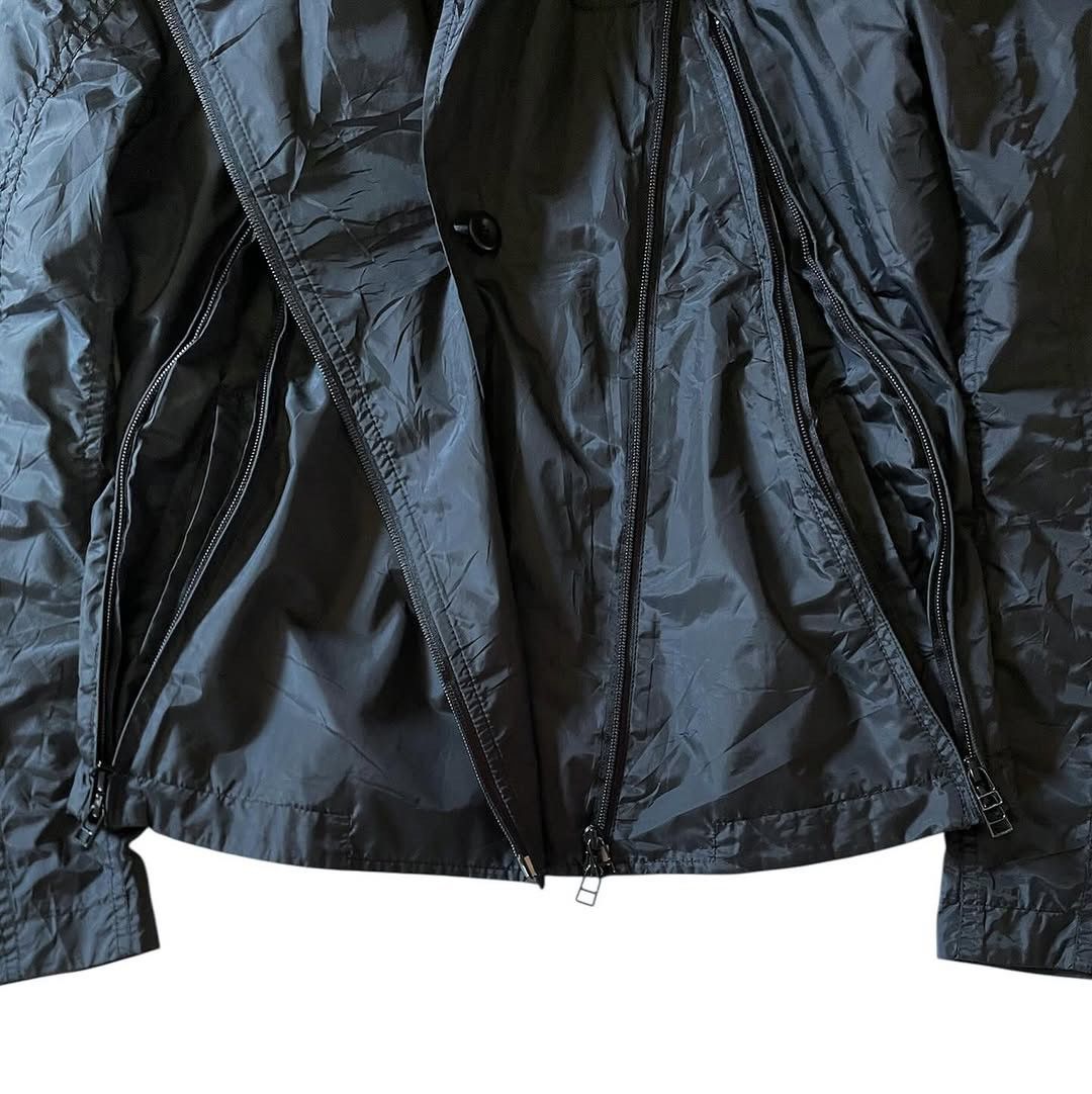 Issey Miyake ISSEY MIYAKE FW13 Assymetrical Zip Design Nylon Jacket Size L / US 10 / IT 46 - 7 Thumbnail