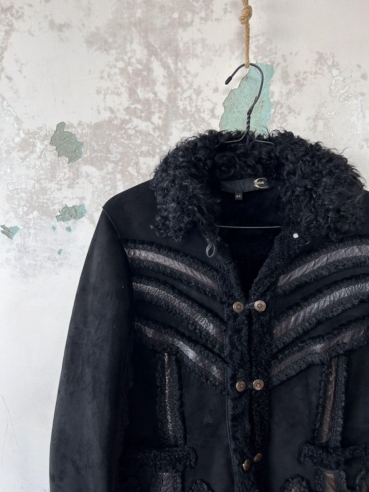 Just Cavalli × Roberto Cavalli ROBERTO CABALLI FUR JACKET VINTAGE Size M / US 6-8 / IT 42-44 - 2 Thumbnail