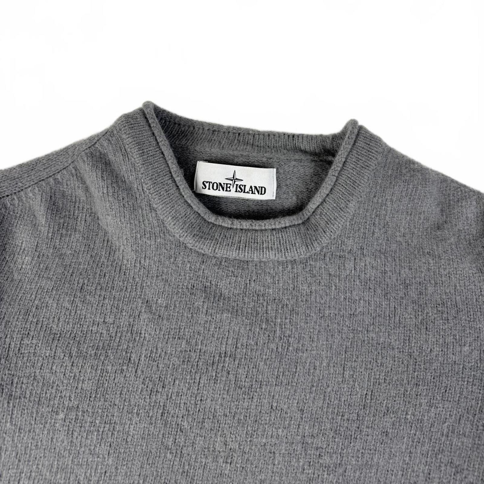 Stone Island Stone Island Wool Knit Jumper Grey Small Size US S / EU 44-46 / 1 - 3 Thumbnail