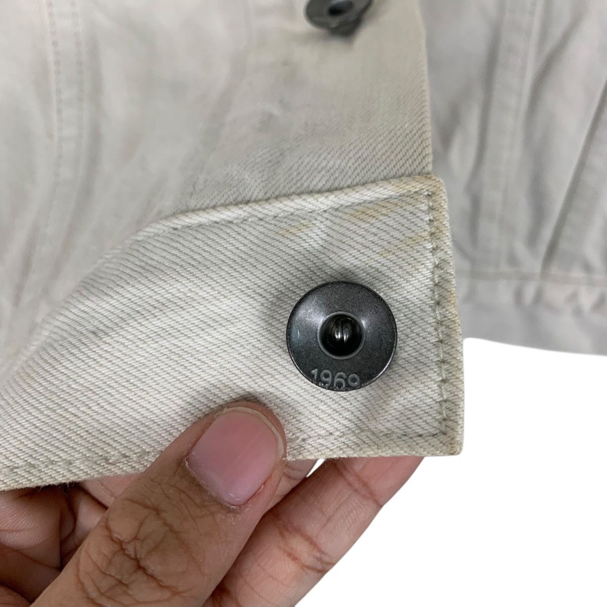Gap GAP Spring 14 White Cream Denim Jacket #1936-C84 Size US XS / EU 42 / 0 - 14 Thumbnail