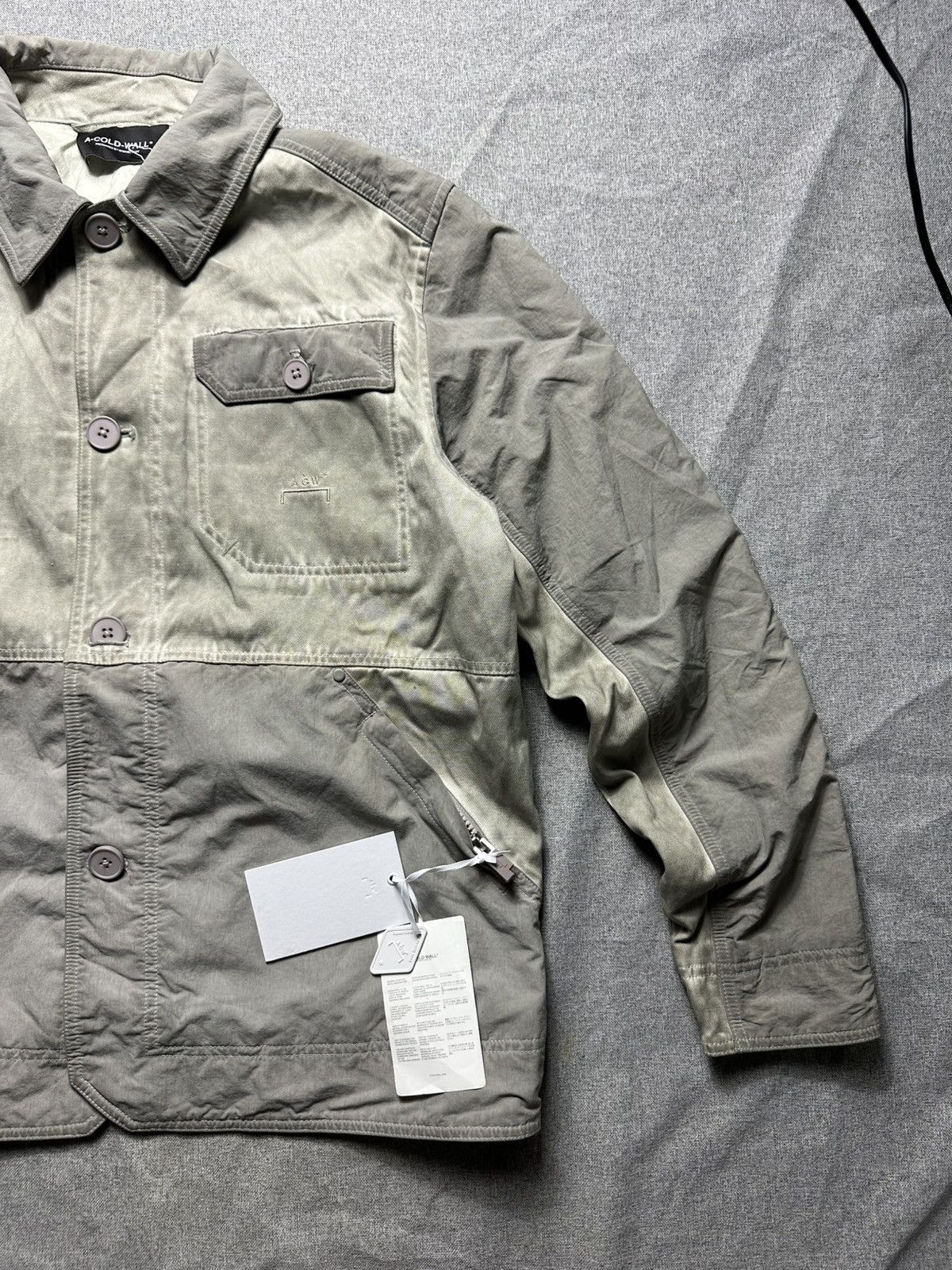 A-COLD-WALL* A Cold Wall ACW - Contrast Workwear Worn Look Jacket Size US M / EU 48-50 / 2 - 4 Thumbnail