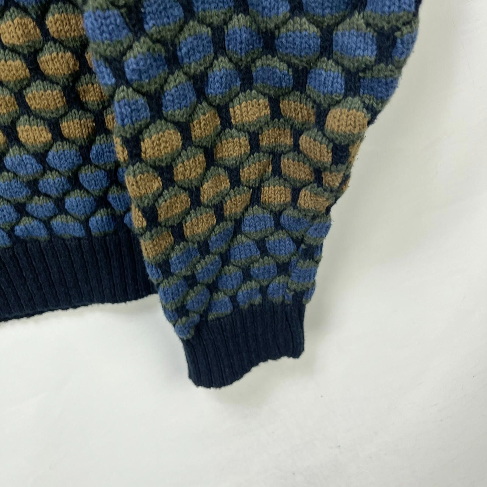 Other Vintage 90s Old Glory Trippy Knit Sweater Made in USA Medium Size US M / EU 48-50 / 2 - 4 Thumbnail