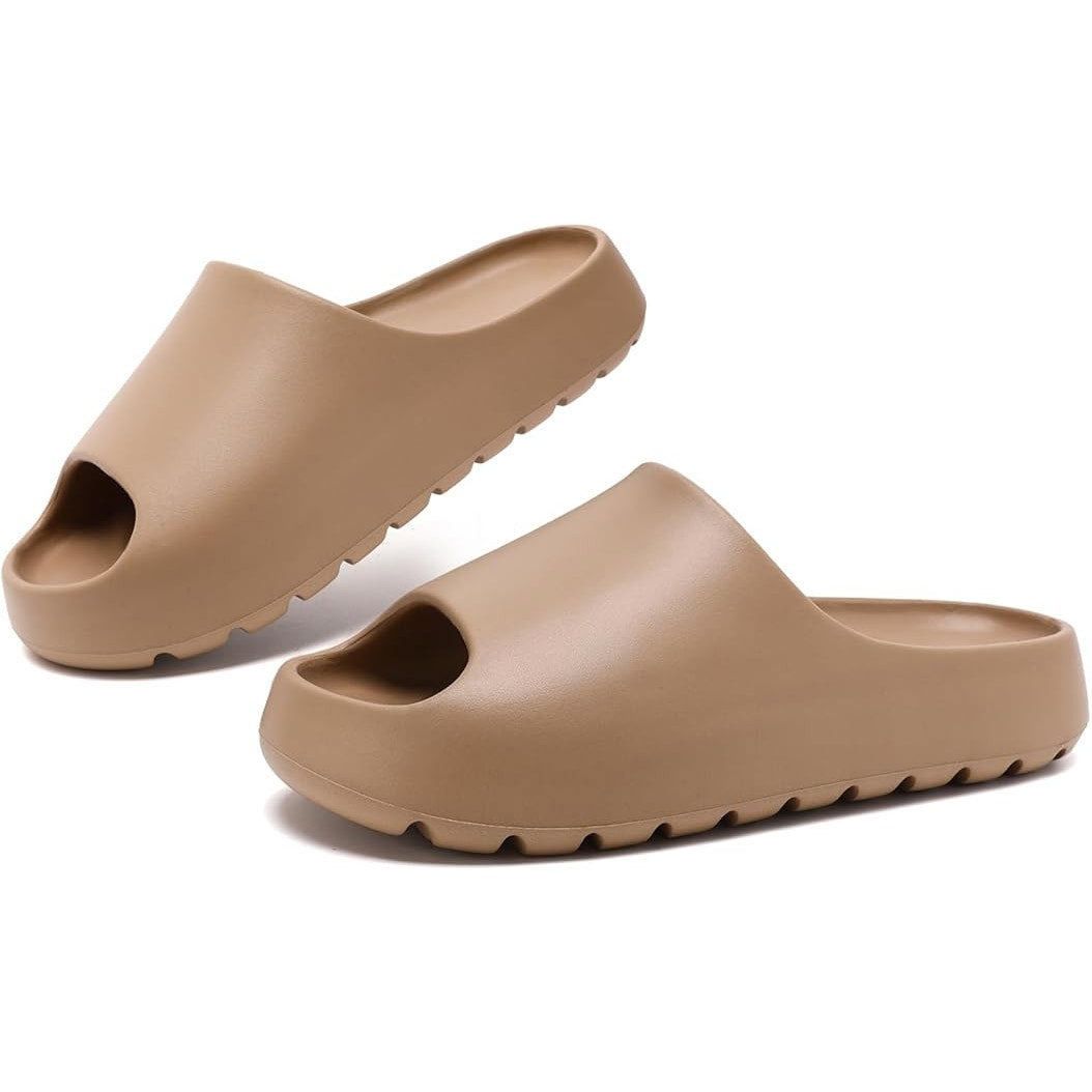 Other Yueerlu Men's 7.5 Tan Cloud Slide-On Cushioned Sandals Size US 7.5 / EU 40-41 - 1 Thumbnail