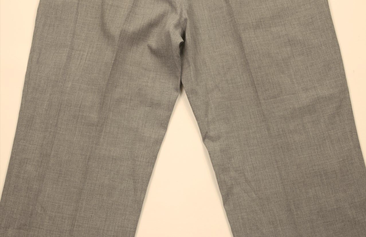 Vintage Vintage 70s Streetwear Chambray Pleated Chino Pants Gray Size US 34 / EU 50 - 12 Thumbnail