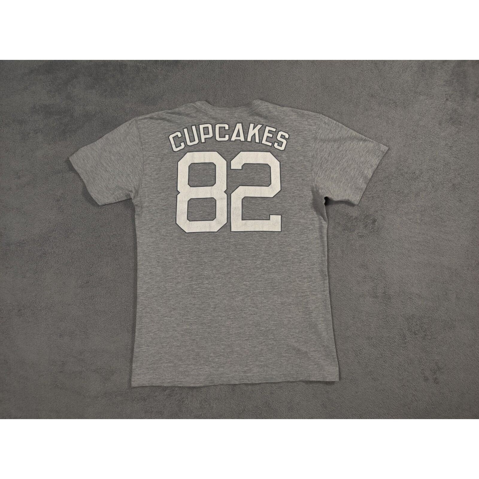 Johnny Cupcakes Johnny Cupcakes Shirt Adult Mens Medium Gray Blue Spell Out Size US M / EU 48-50 / 2 - 5 Thumbnail