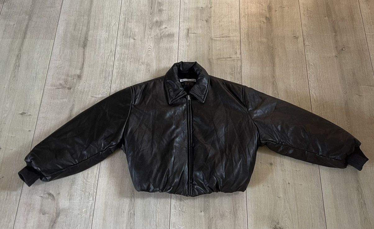 Acne Studios Acne Studios Coated Bomber Jacket – Dark Brown Size L / US 10 / IT 46 - 7 Thumbnail