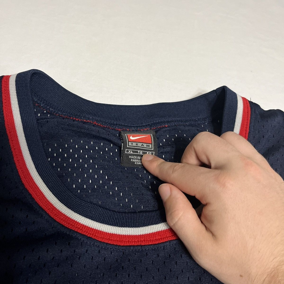 NBA × Nike × Vintage NIKE Team NEW JERSEY NETS JASON KIDD #5 NBA Size US XL / EU 56 / 4 - 6 Thumbnail