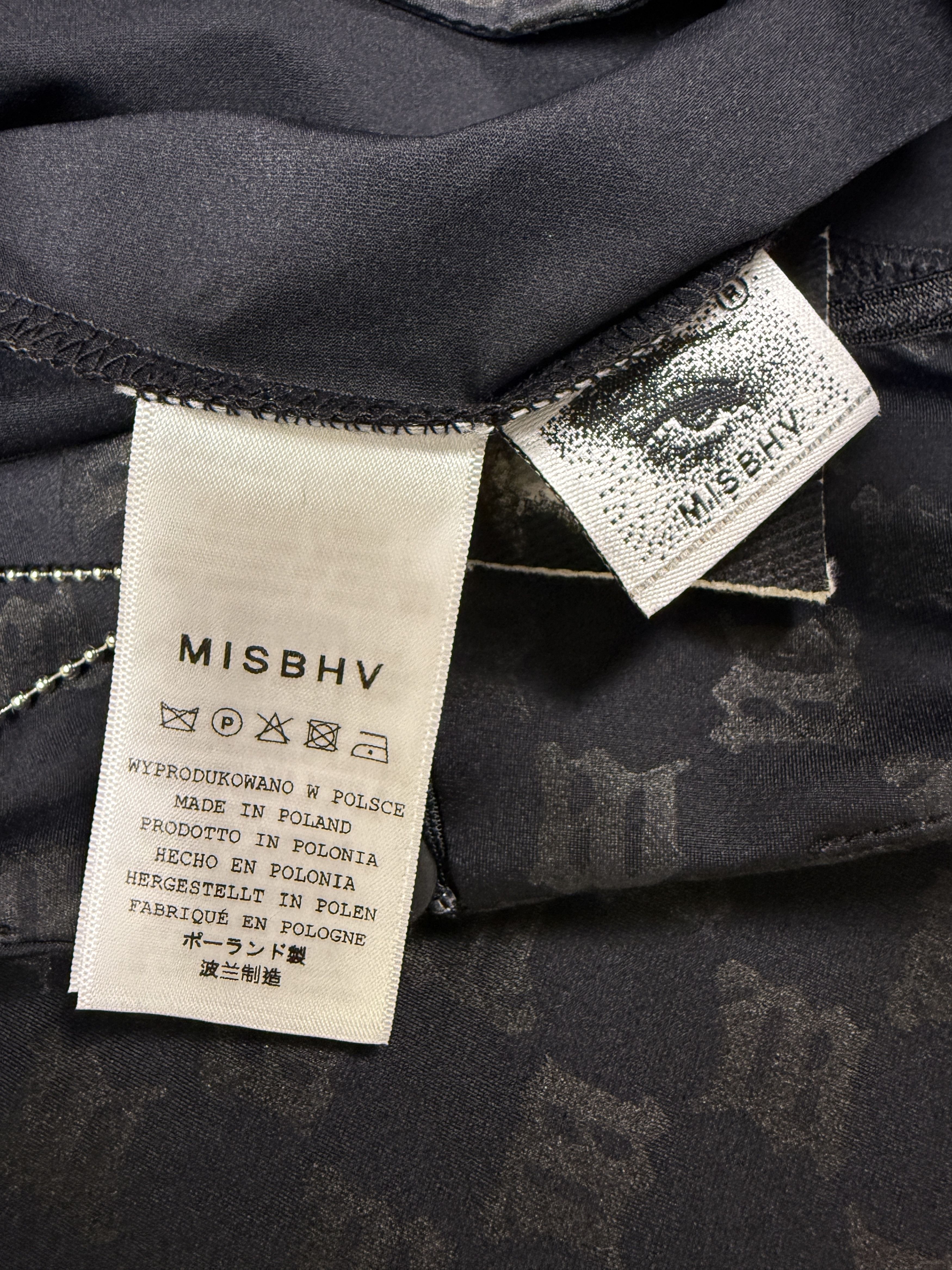 Misbhv $390 MISBHV Monogram Flared Trousers Size 28" / US 6 / IT 42 - 13 Thumbnail