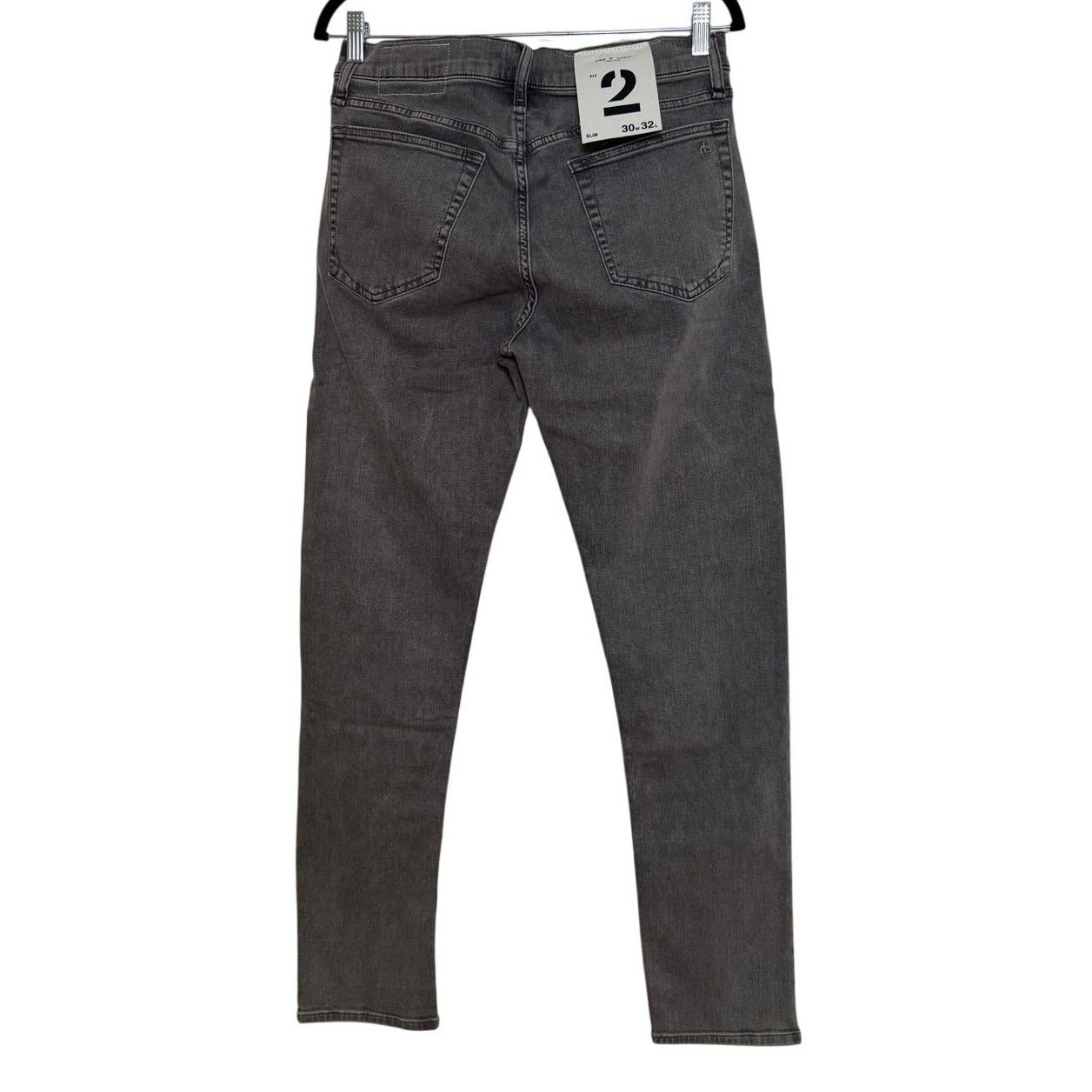 Rag & Bone Rag & Bone NWT Men's Denim Grey 2 Slim Fit Jeans Size US 30 / EU 46 - 2 Thumbnail