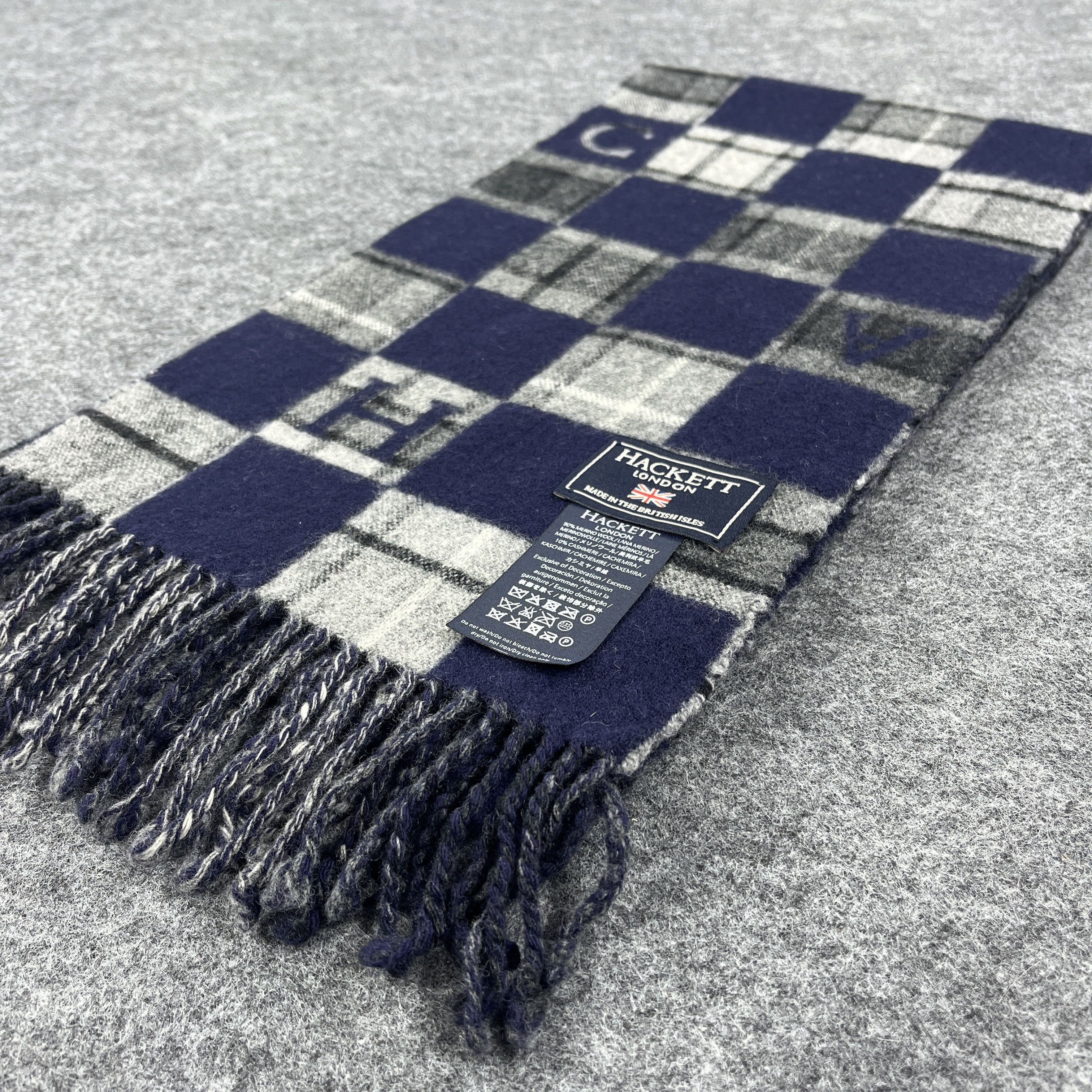 Hackett × Vintage Hackett Scarf / Muffler / Neckwear T1029 Size ONE SIZE - 10 Thumbnail