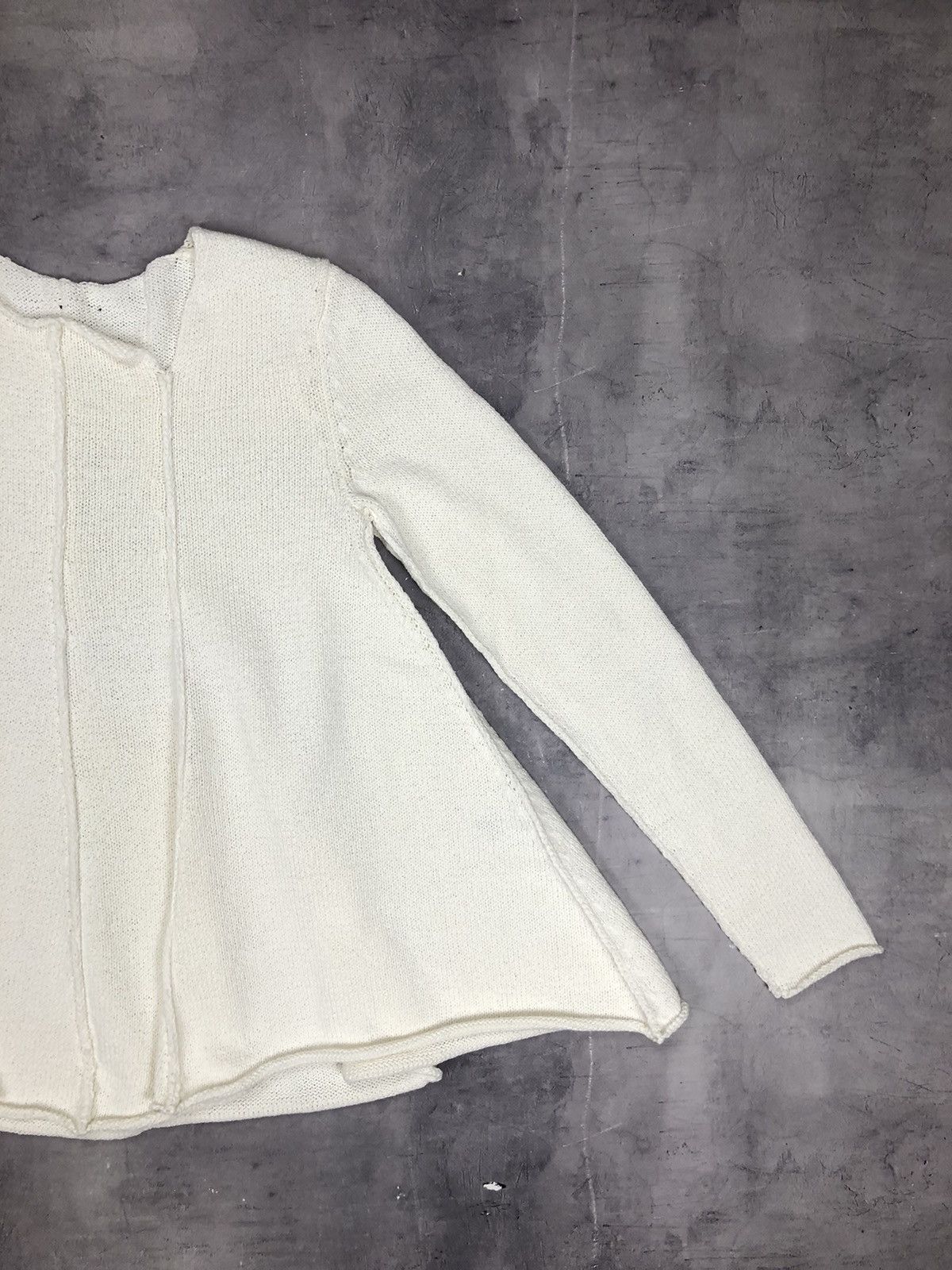 Rundholz Rundholz Black Label Flared Panel Sweater in Off-White Size XS / US 0-2 / IT 36-38 - 4 Thumbnail