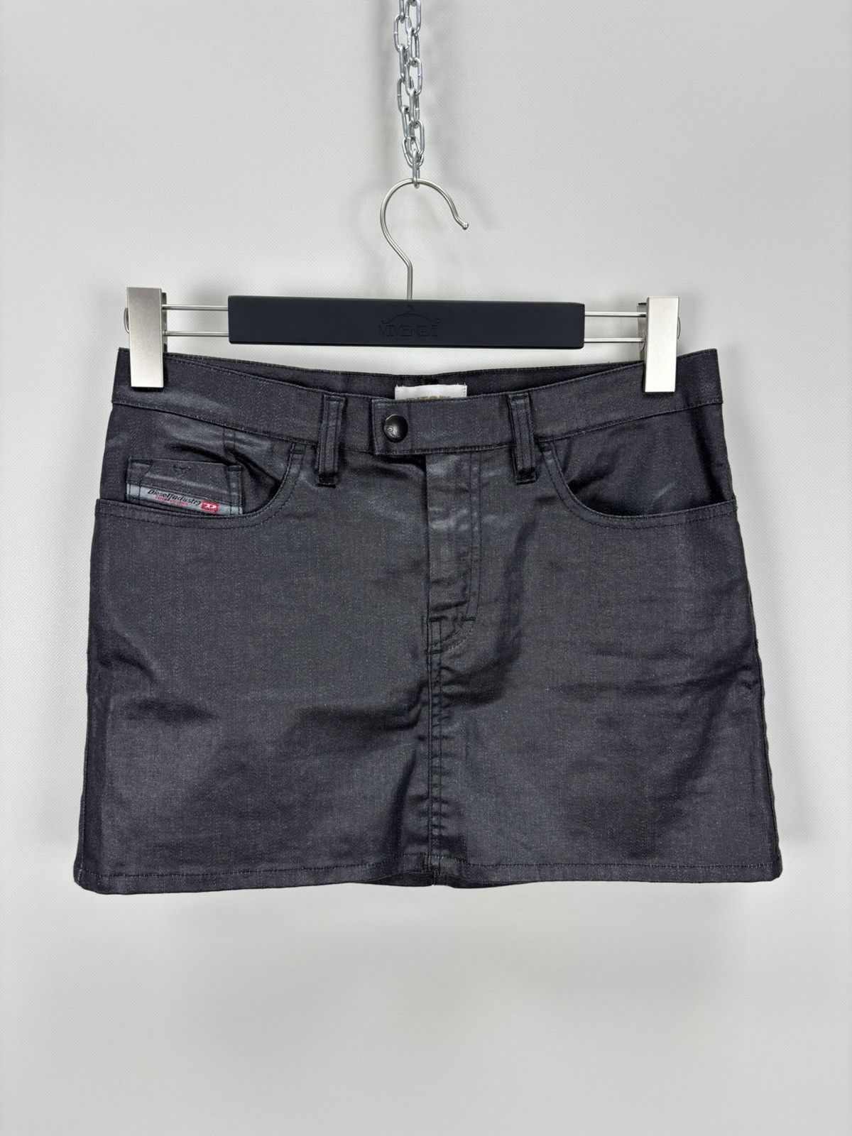 Diesel Womens skirt Diesel Size 29 Color Black Size 25" / US 0 / IT 36 - 2 Thumbnail