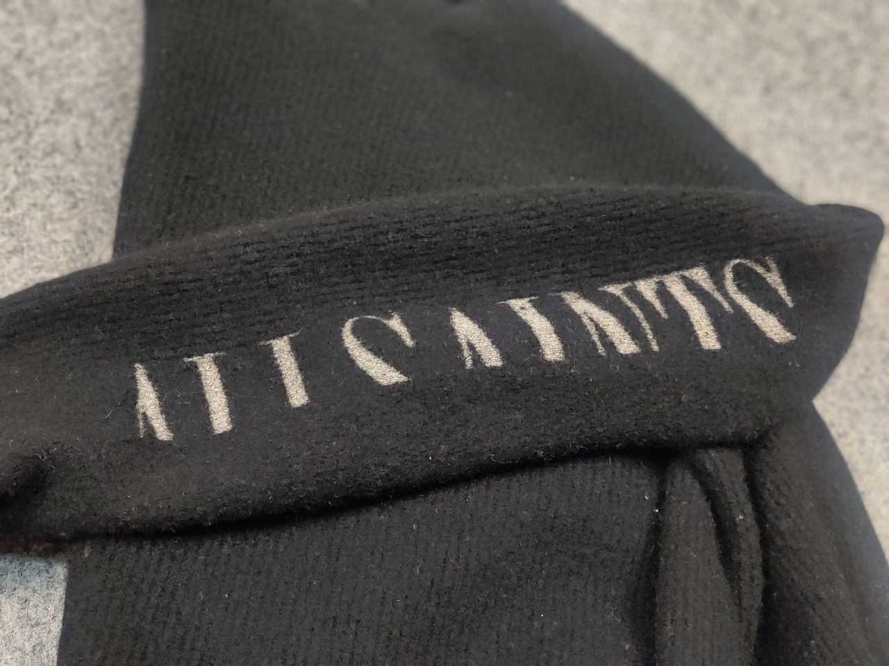 Allsaints Allsaints Design Black Oversized Fit Knit Sweater Vintage Size US M / EU 48-50 / 2 - 10 Thumbnail