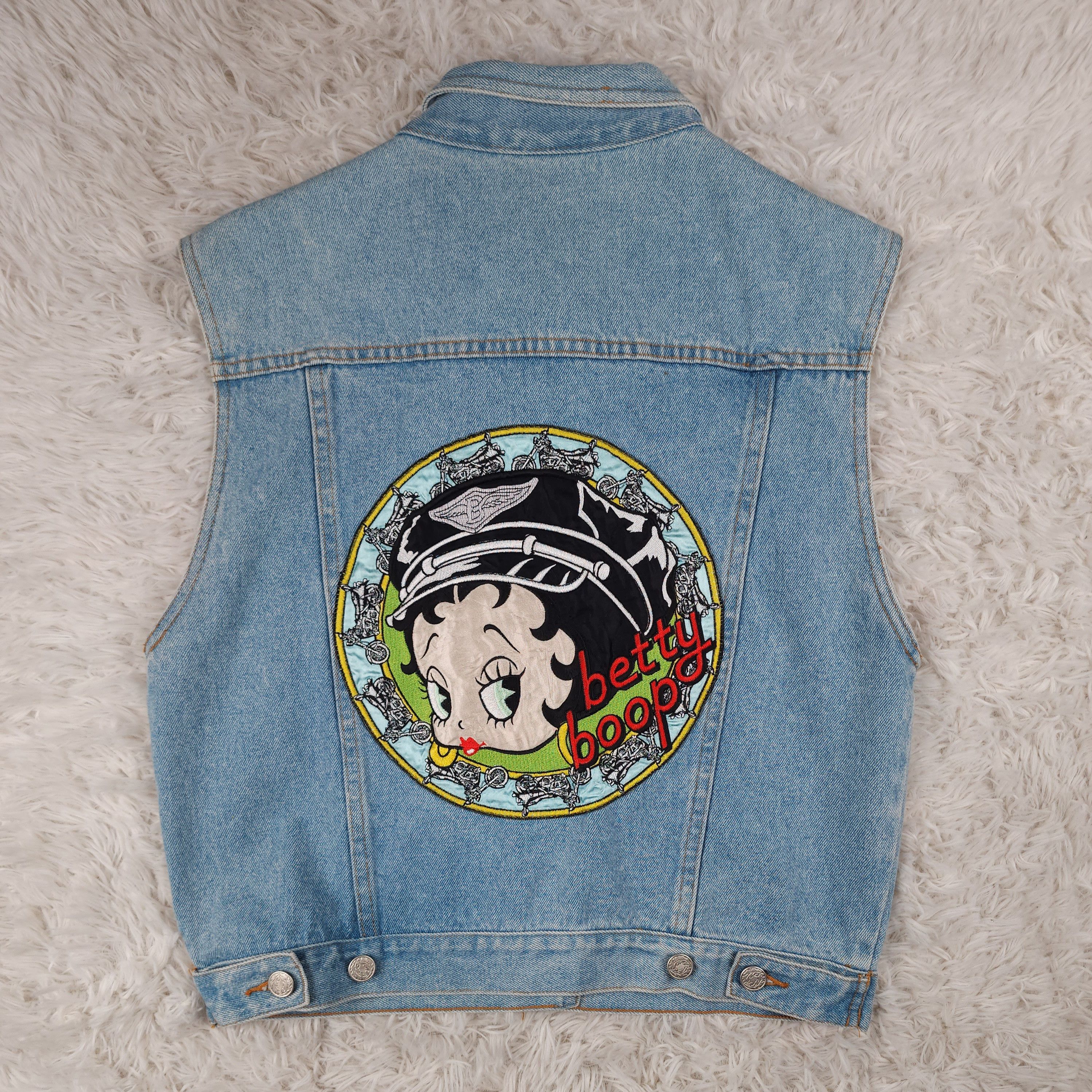 Other Vintage Betty Boop denim woman vest Size XL Size XL / US 12-14 / IT 48-50 - 4 Thumbnail