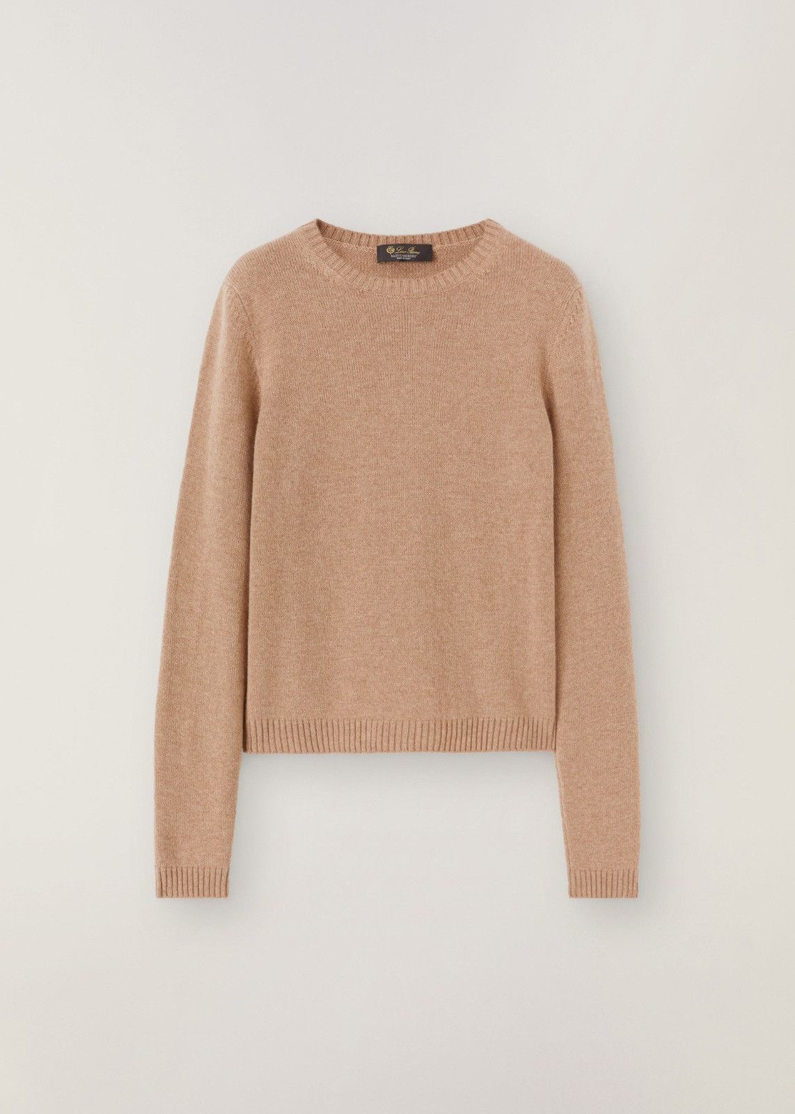 Loro Piana o1srvl11e0125 Parksville Crewneck Sweater in Beige Size M / US 6-8 / IT 42-44 - 1 Preview
